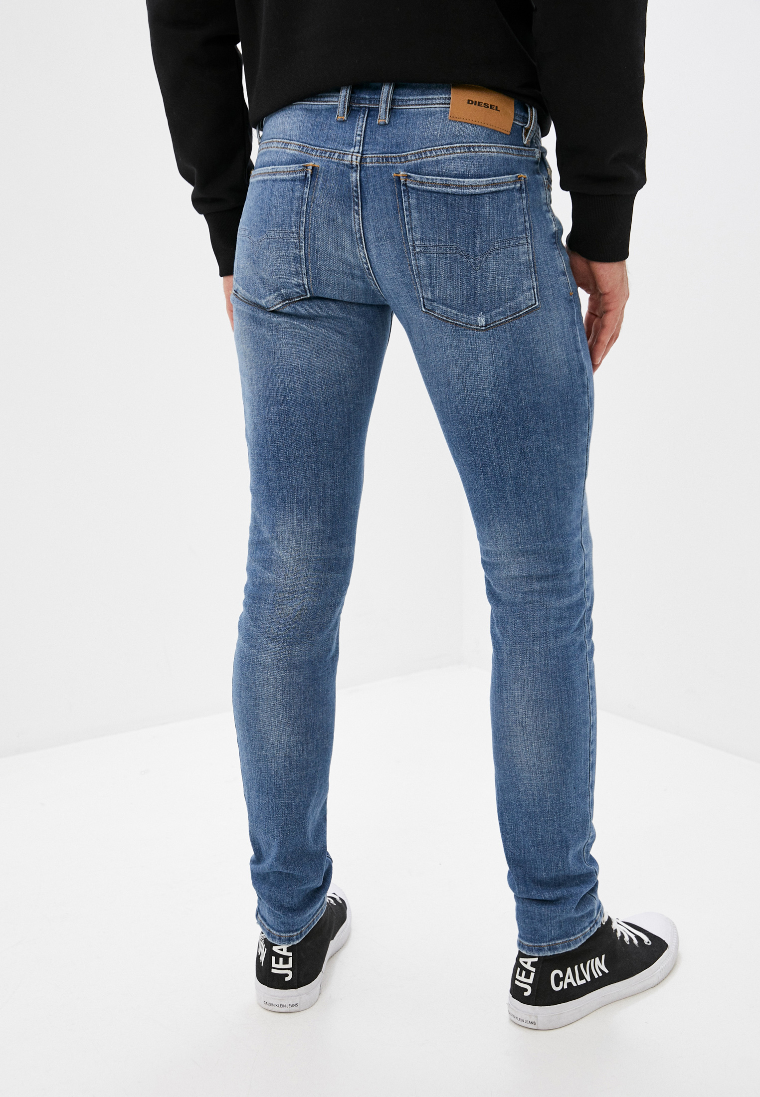 Мужские зауженные джинсы Diesel (Дизель) 00S7VG086AP: изображение 3