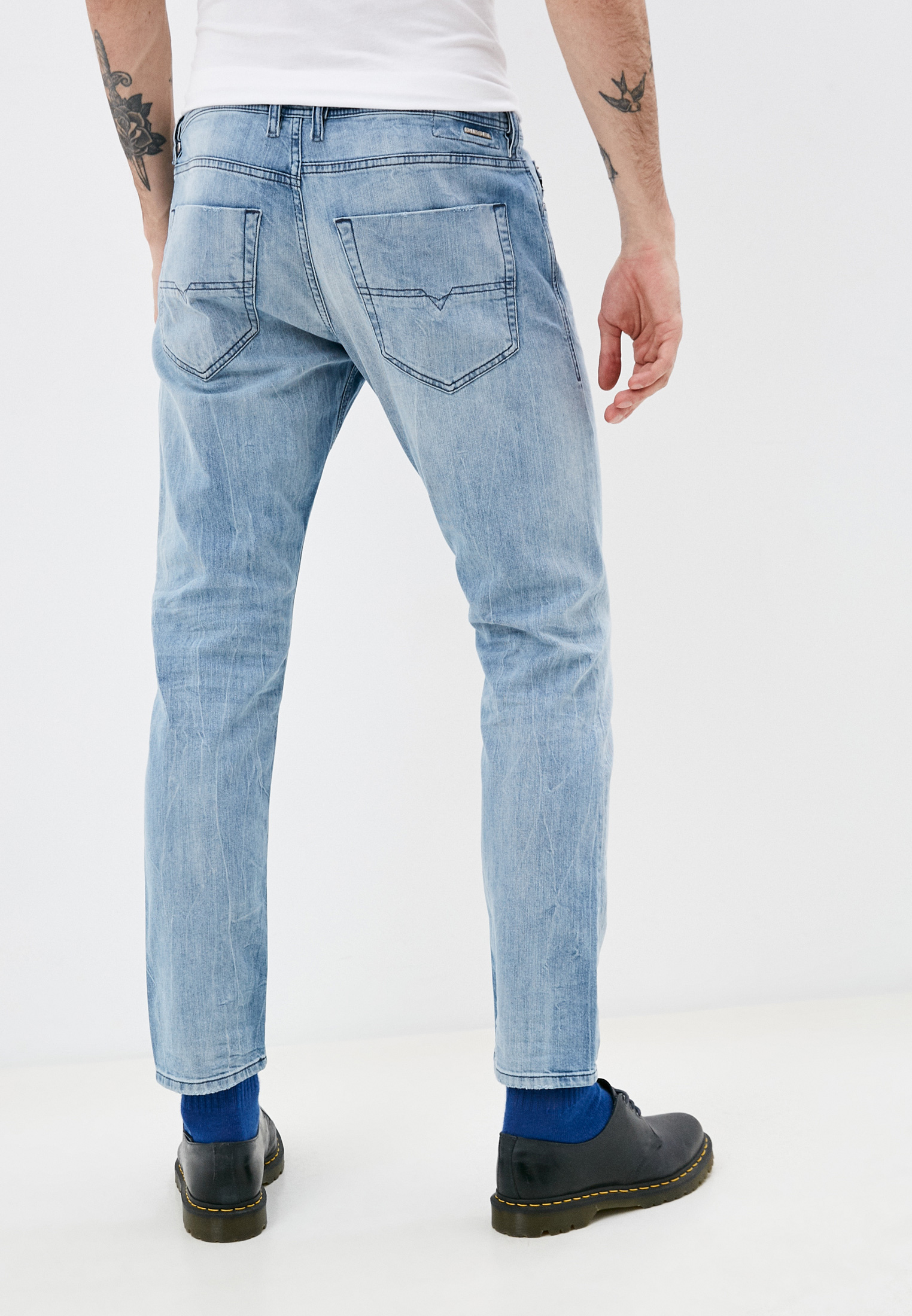 Мужские прямые джинсы Diesel (Дизель) 00CKRH081AL: изображение 7