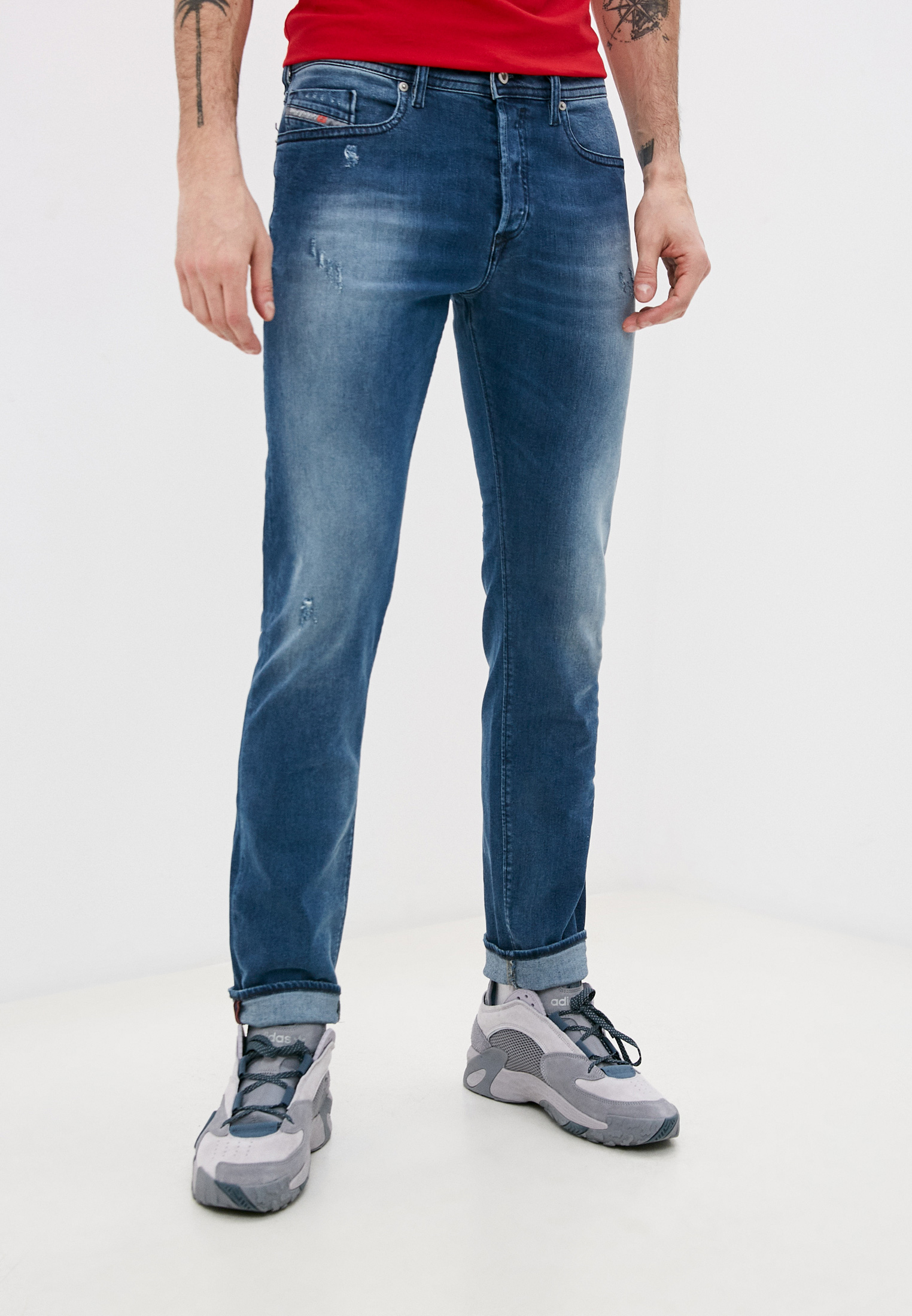 Мужские зауженные джинсы Diesel (Дизель) 00SW1Q083AC: изображение 4