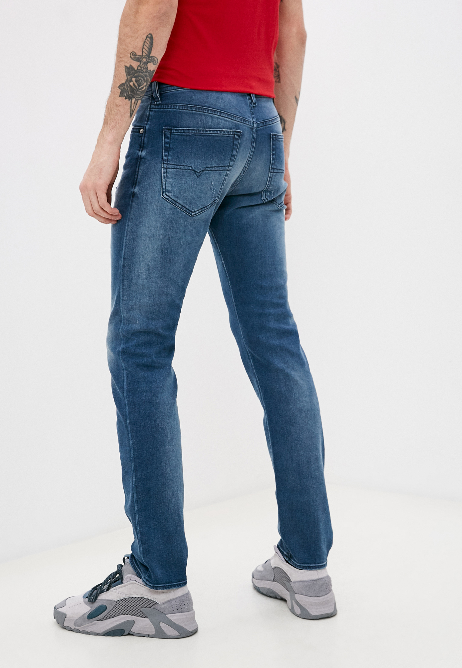 Мужские зауженные джинсы Diesel (Дизель) 00SW1Q083AC: изображение 6