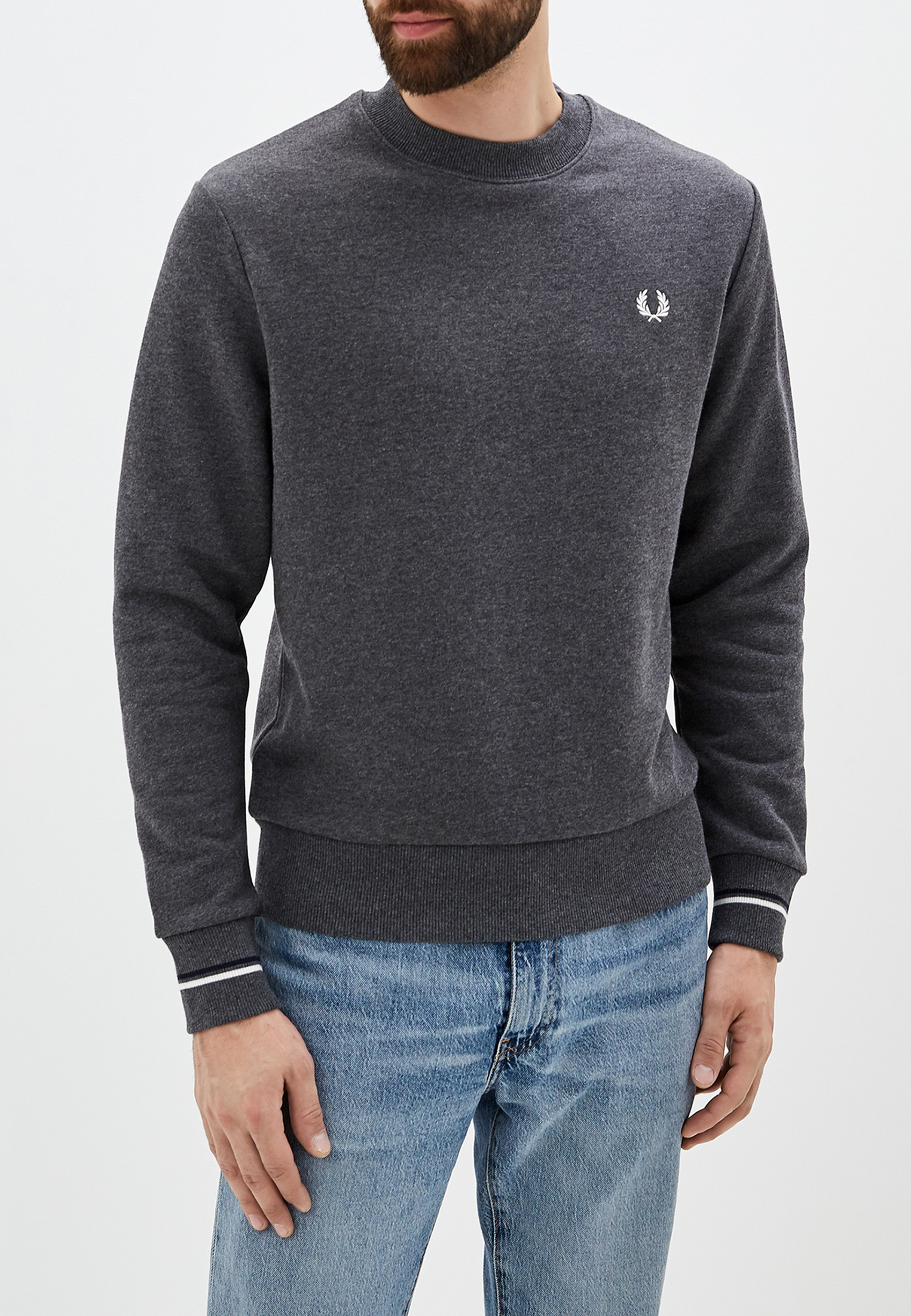 Свитер мужской Fred Perry M7535 цвет серый купить за 6990 руб.