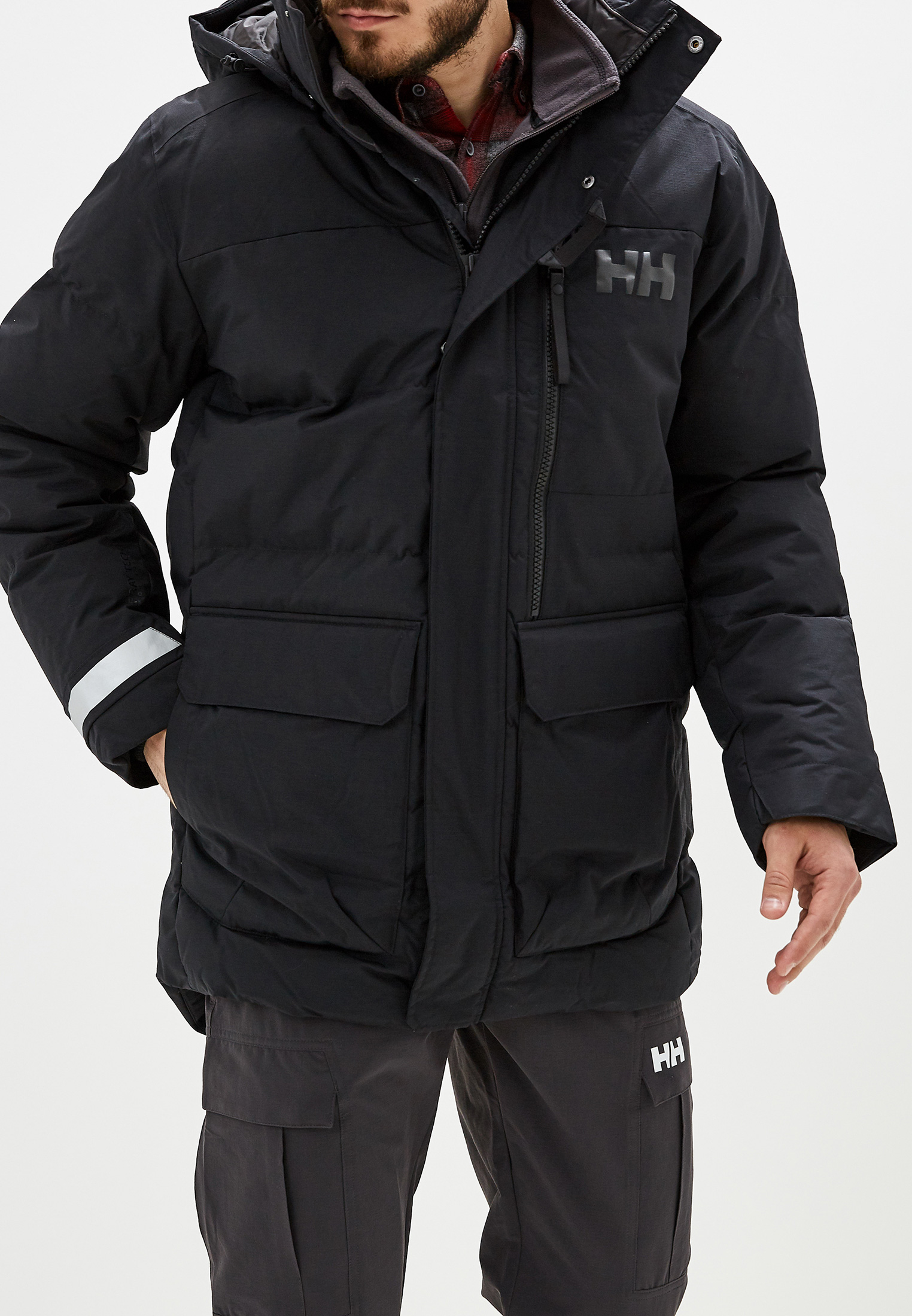 Утепленная куртка мужская Helly Hansen (Хэлли Хэнсон) 53074 цвет черный  купить за 14990 руб.