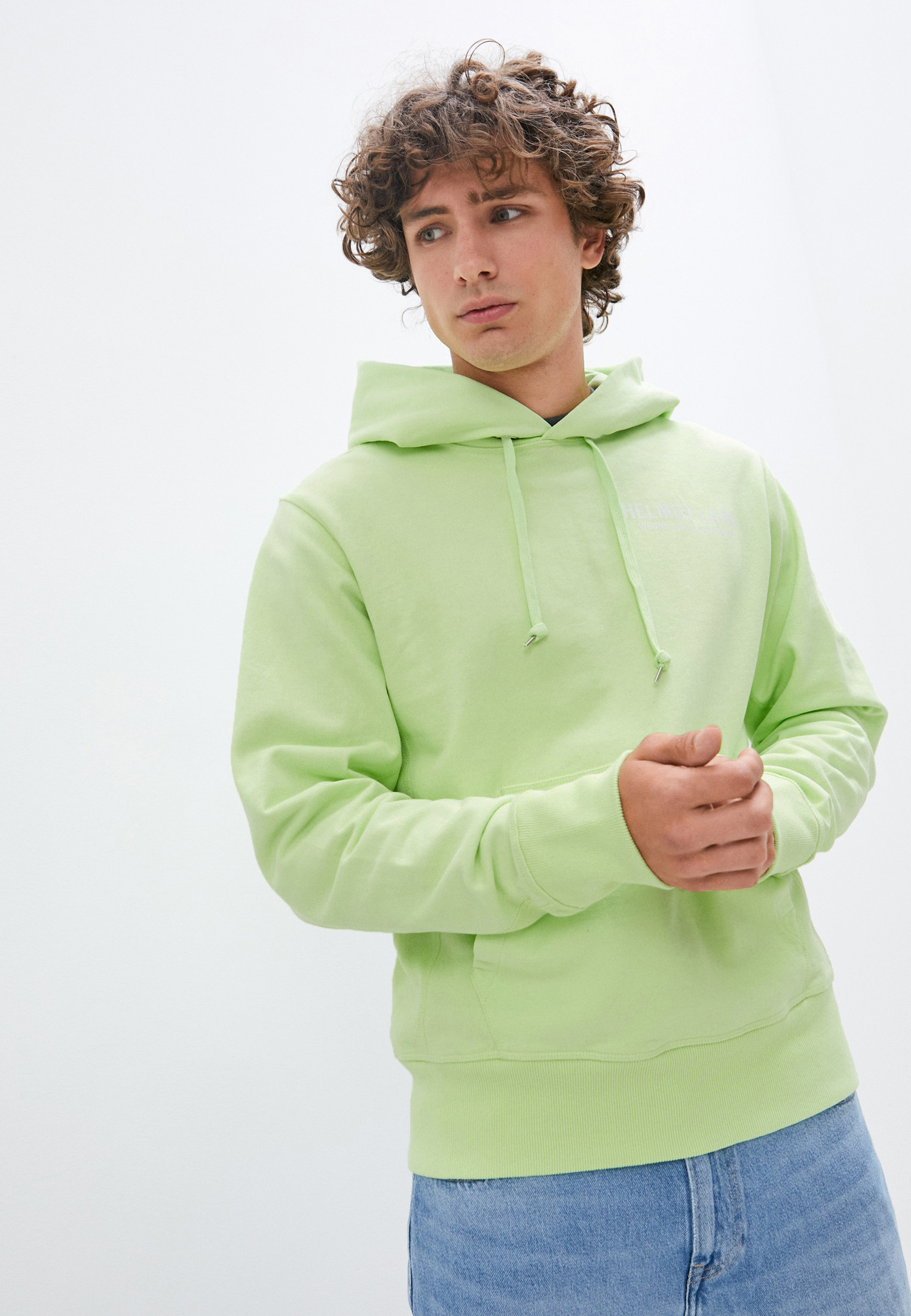 Купить Зеленый Худи Мужской