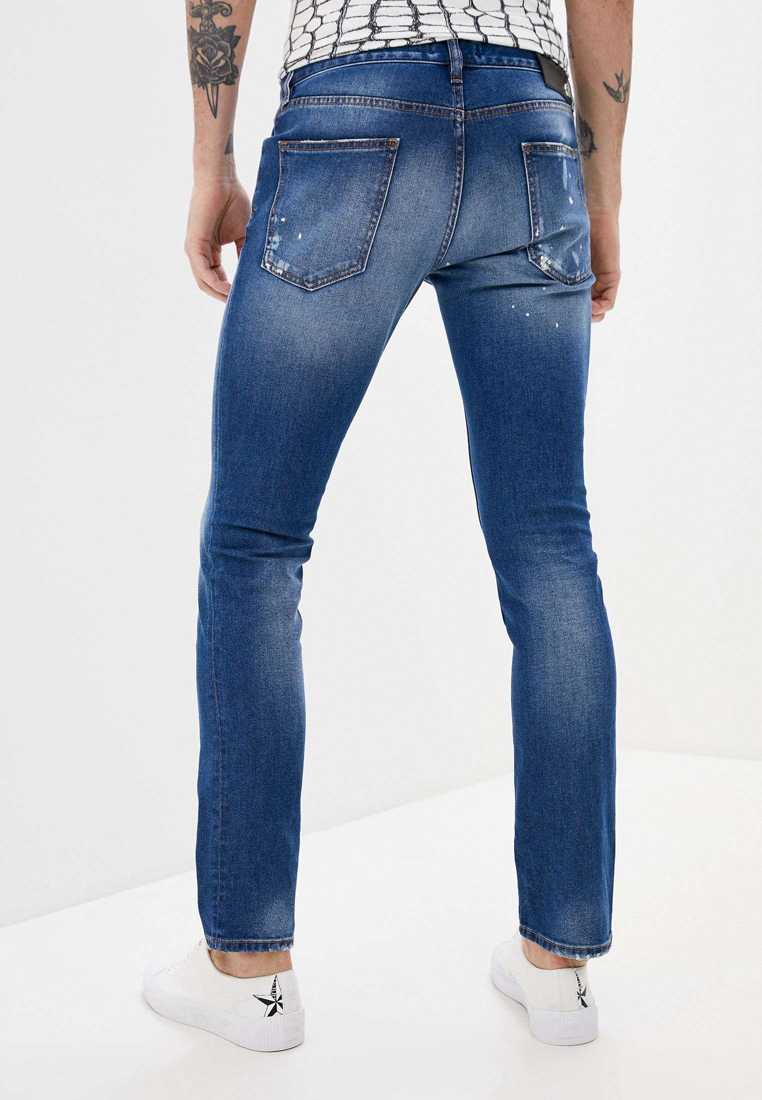 Мужские зауженные джинсы Just Cavalli (Джаст Кавалли) s03la0116: изображение 4