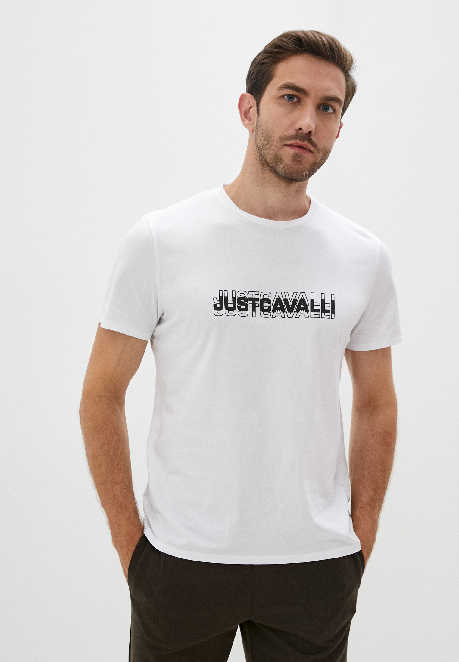 Мужская футболка Just Cavalli (Джаст Кавалли) s01gc0644n20663: изображение 1
