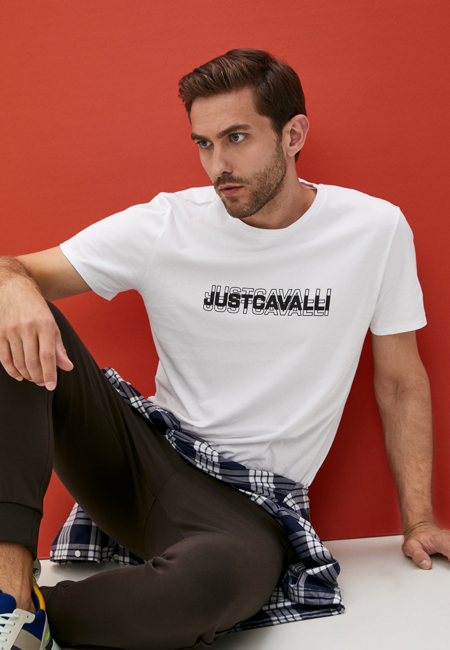 Мужская футболка Just Cavalli (Джаст Кавалли) s01gc0644n20663: изображение 2