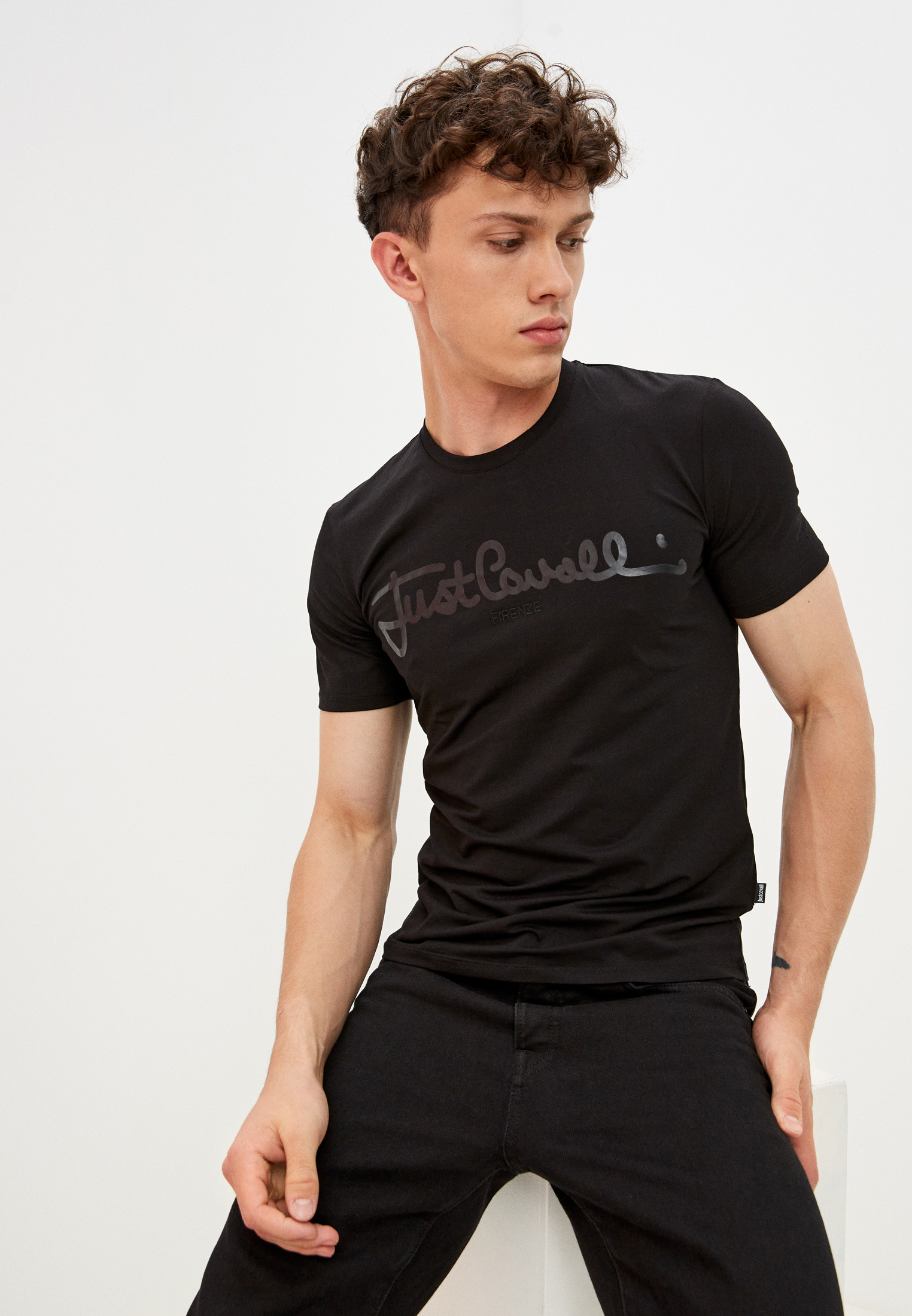 Мужская футболка Just Cavalli (Джаст Кавалли) S01GC0336 N20543: изображение 1