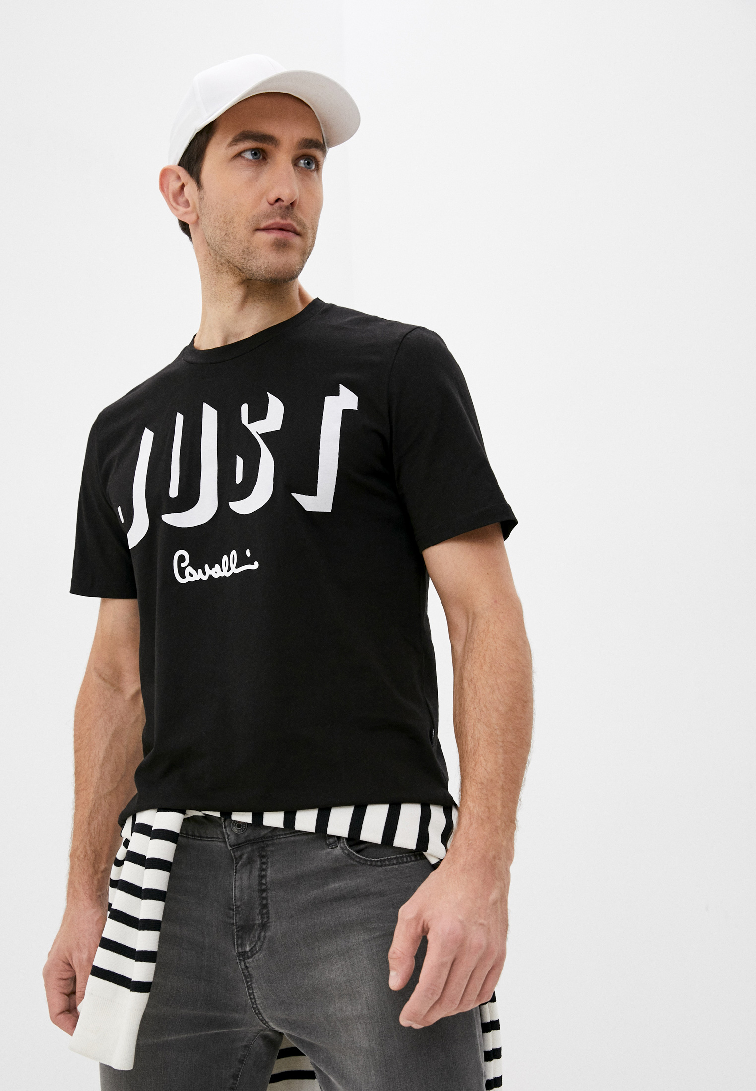 Мужская футболка Just Cavalli (Джаст Кавалли) S03GC0470N20663: изображение 4