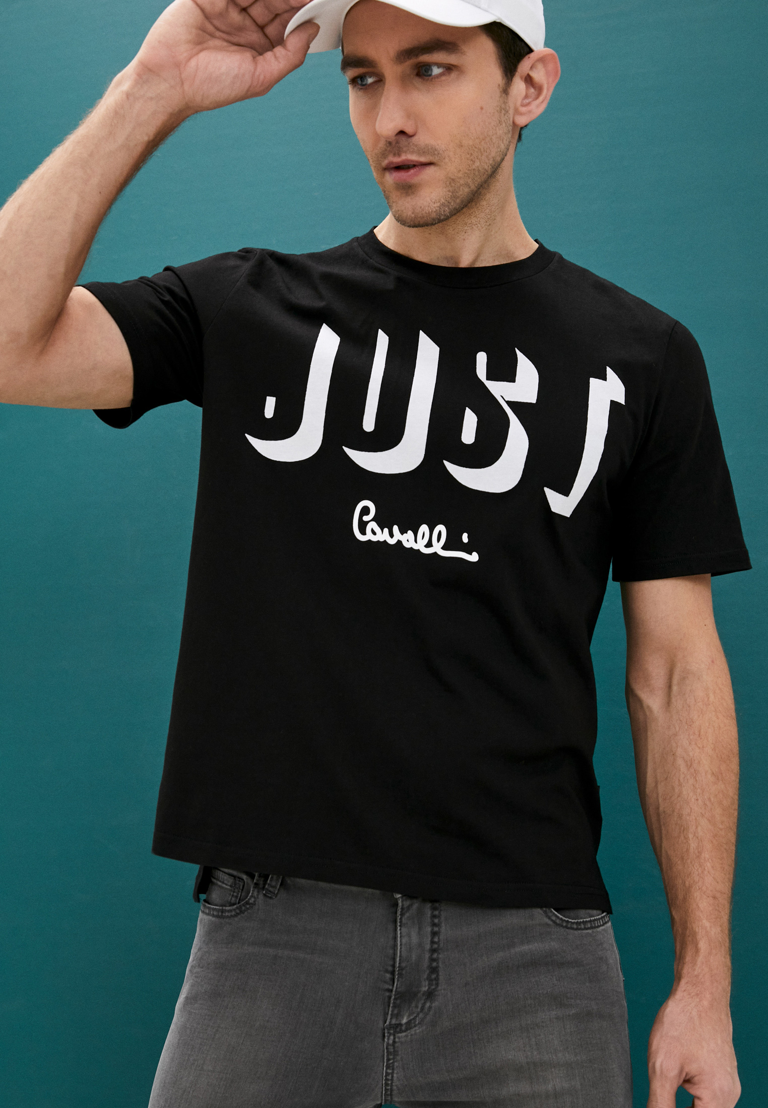 Мужская футболка Just Cavalli (Джаст Кавалли) S03GC0470N20663: изображение 5