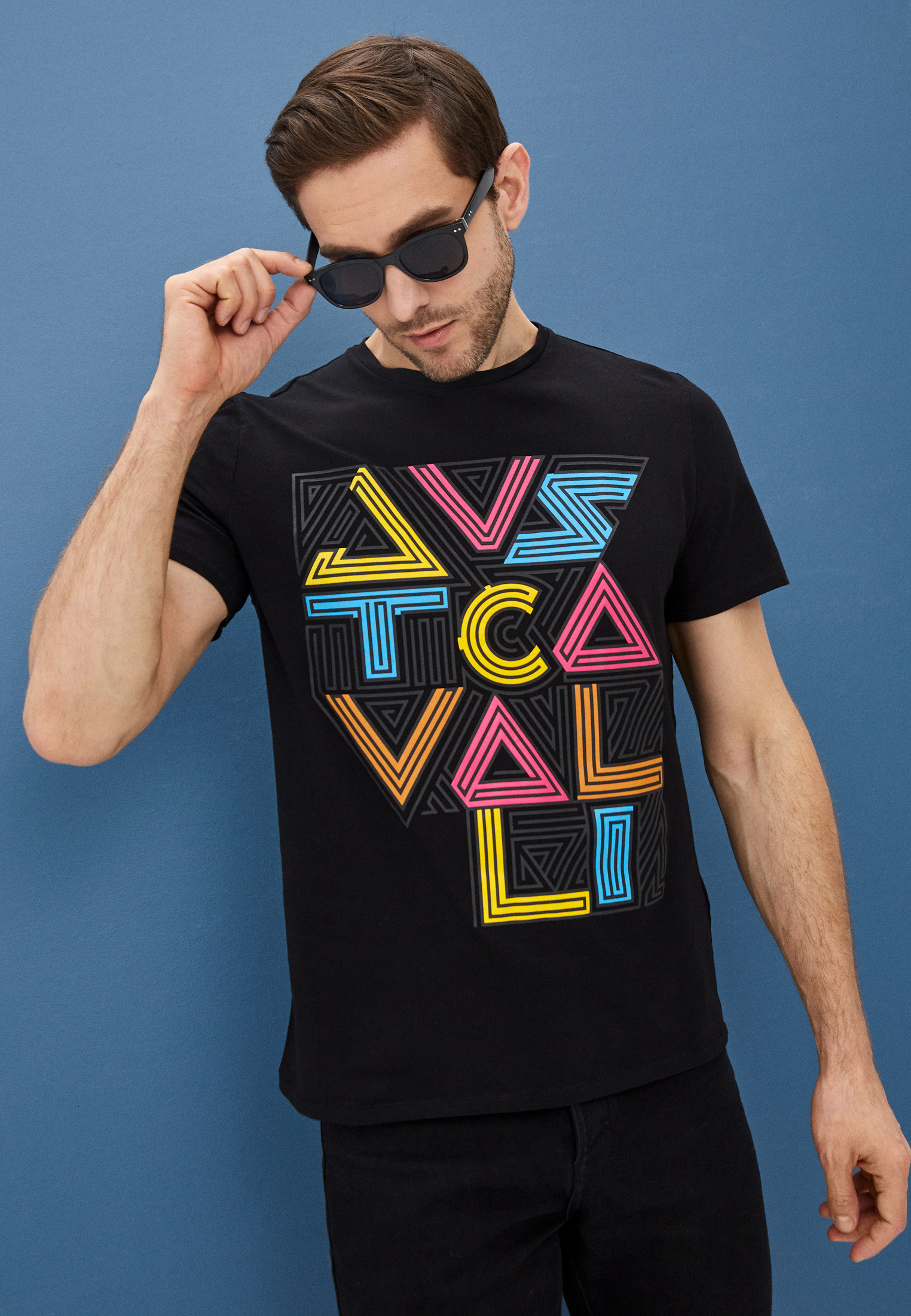 Мужская футболка Just Cavalli (Джаст Кавалли) S01GC0656N20663: изображение 2