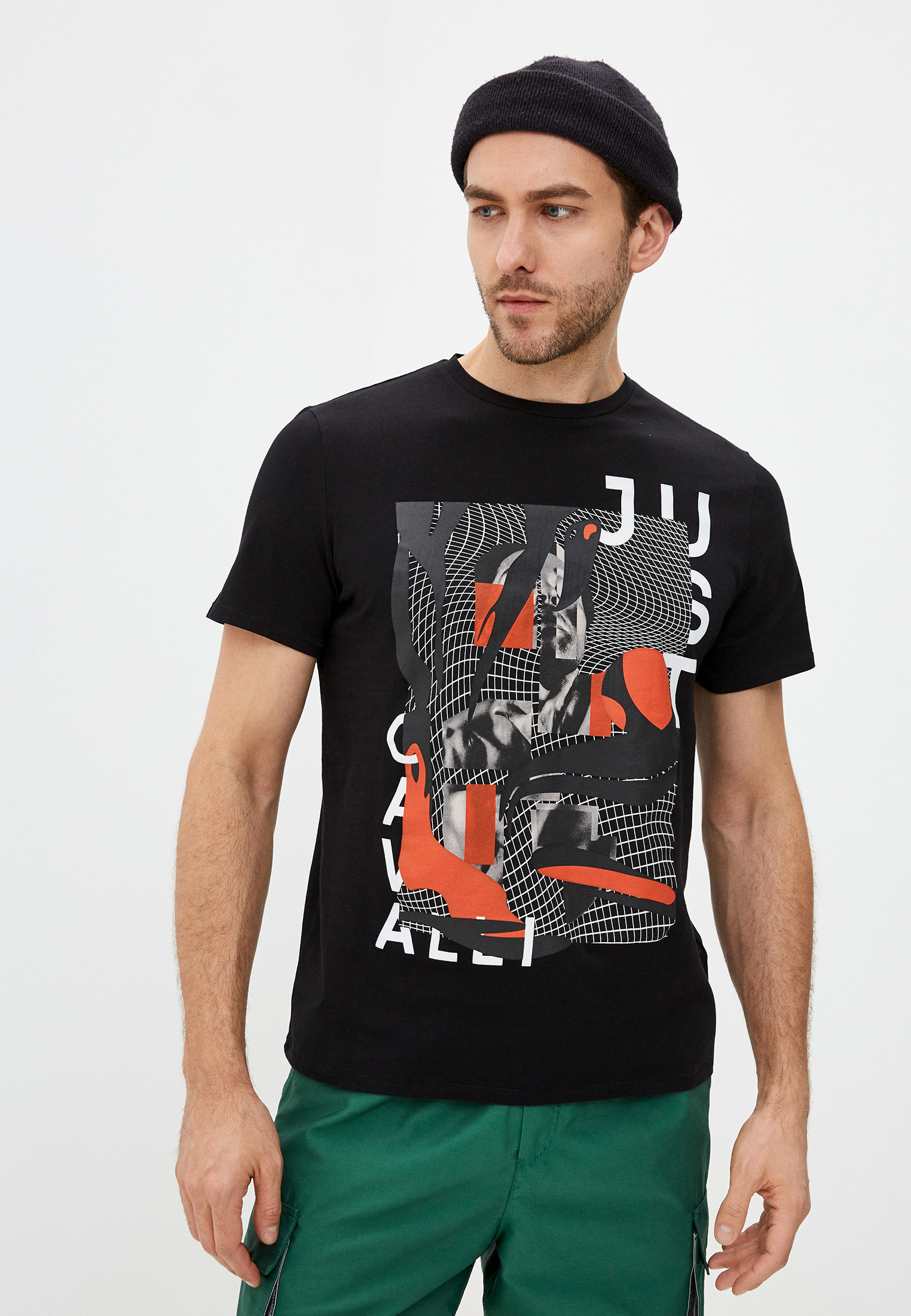 Мужская футболка Just Cavalli (Джаст Кавалли) S01GC0658N20663: изображение 1