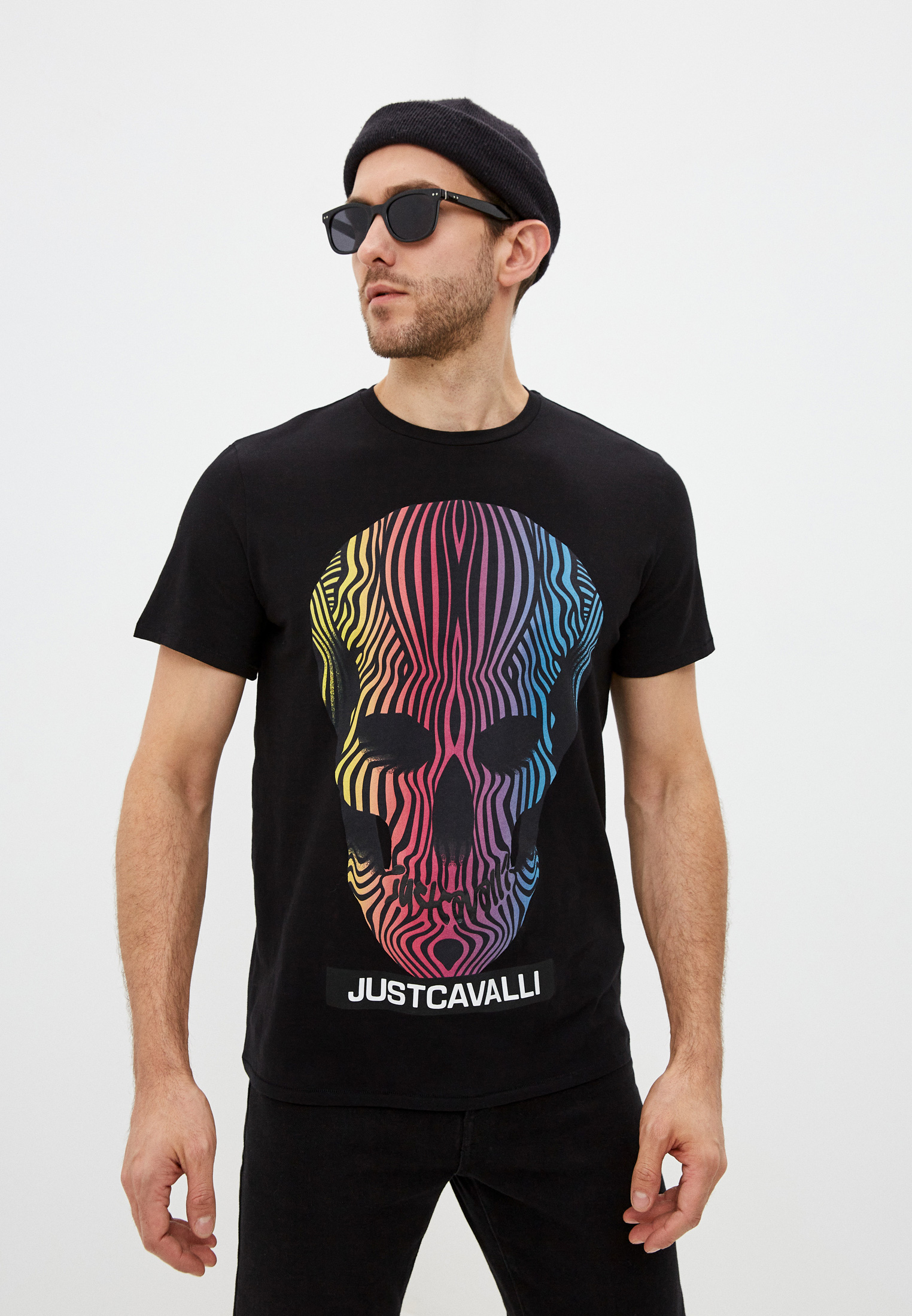 Мужская футболка Just Cavalli (Джаст Кавалли) S01GC0660N20663: изображение 1