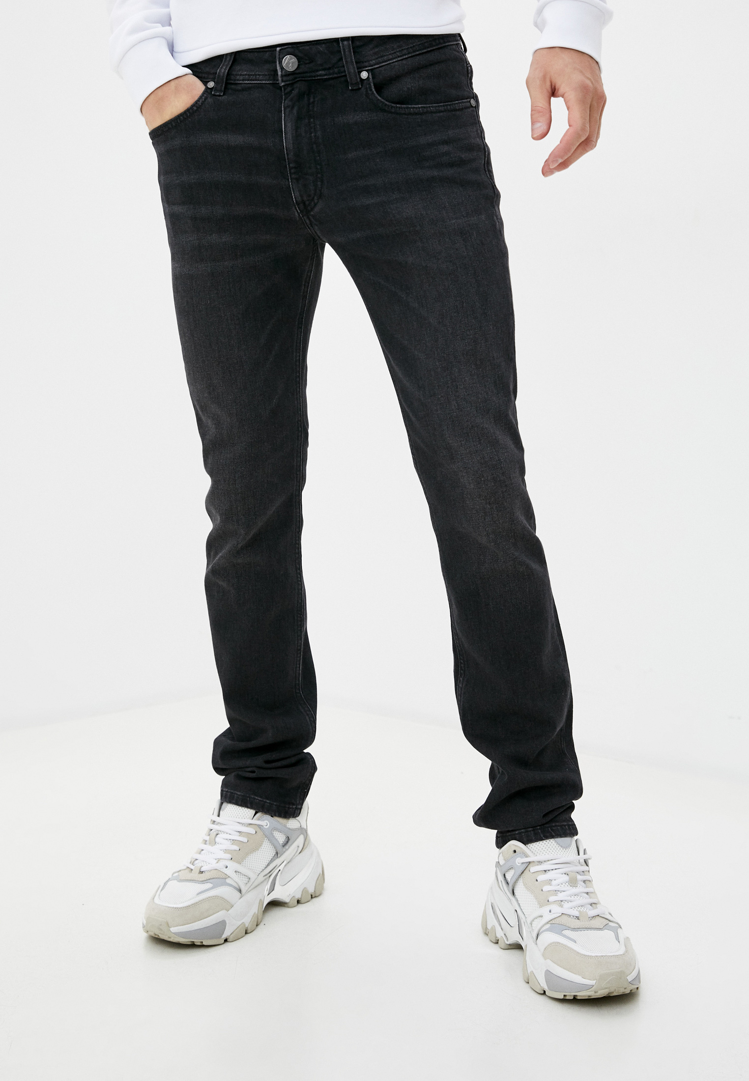 Мужские прямые джинсы Karl Lagerfeld (Карл Лагерфельд) 265840-500899