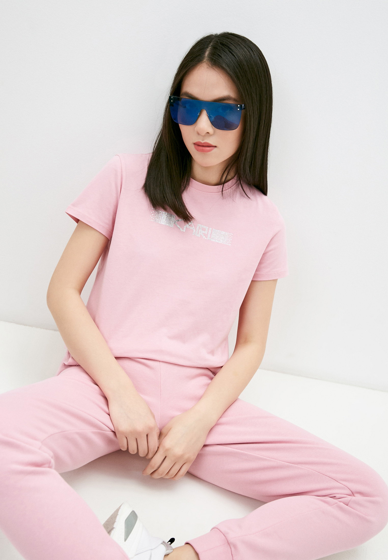 Футболка с коротким рукавом женский Karl Lagerfeld 211W1706 купить за 9090  руб.