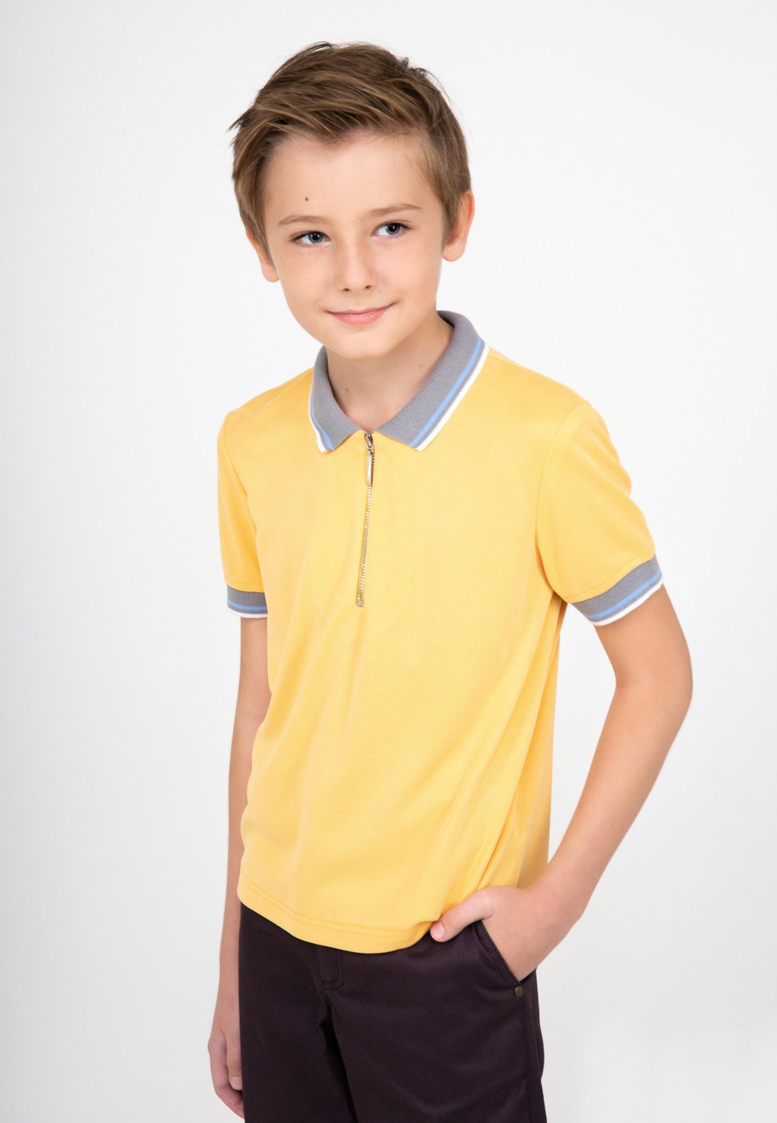 Поло для мальчиков Podiumkids РКА17/Yellow/152