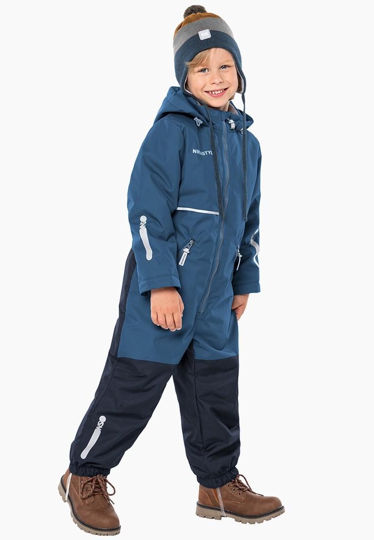 Комбинезон Nikastyle 8м1624 джинс/графит