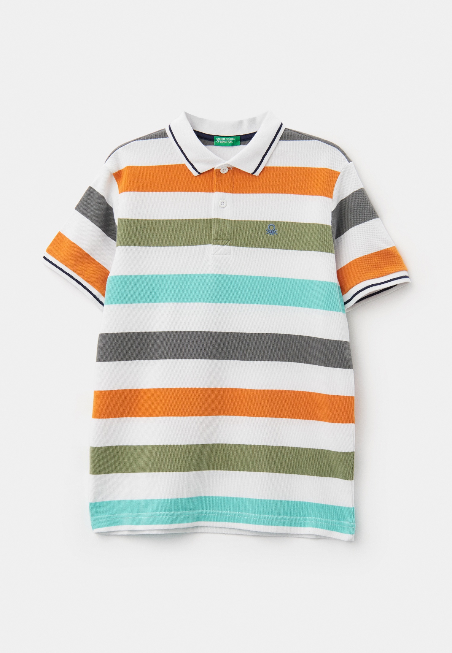 Поло для мальчиков United Colors of Benetton (Юнайтед Колорс оф Бенеттон) Поло United Colors of Benetton