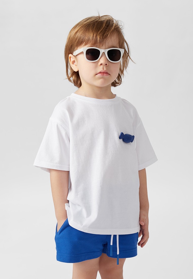 Футболка с коротким рукавом Happy Baby 88211_white(candy)