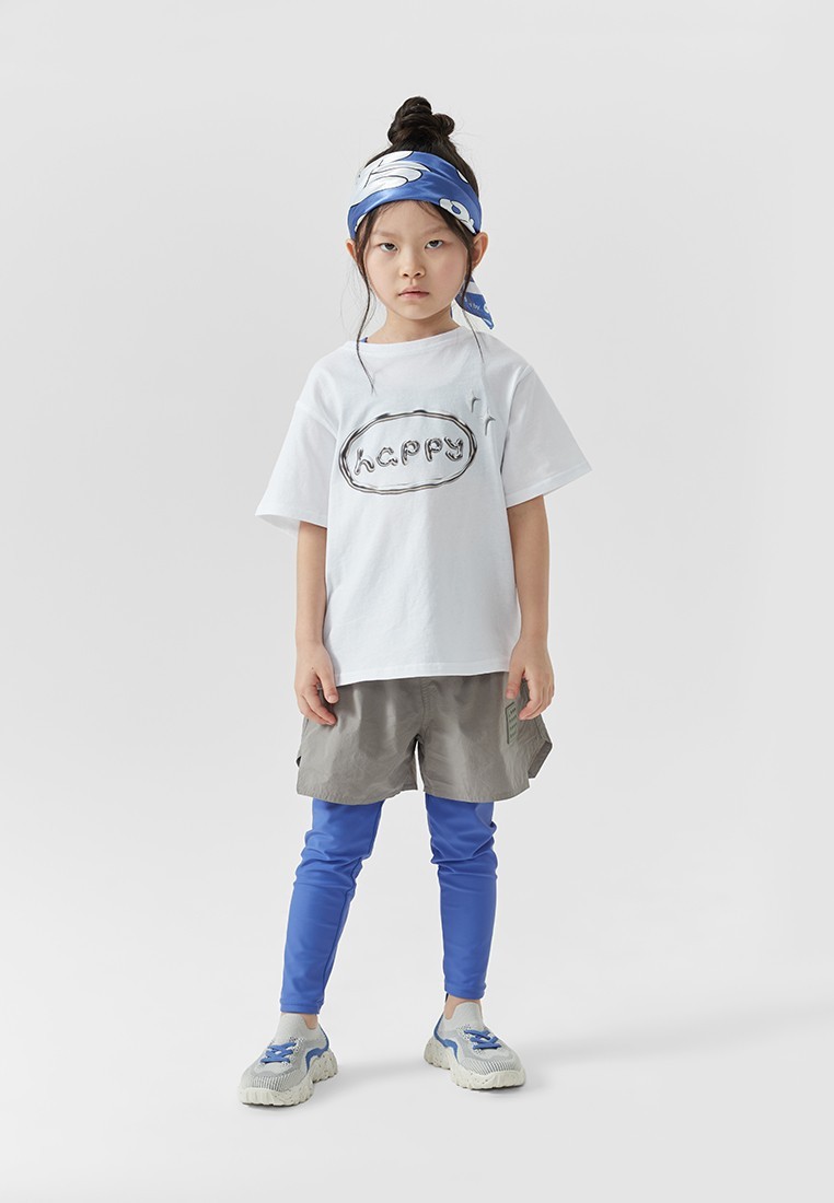Футболка с коротким рукавом Happy Baby 88211_white(happy)