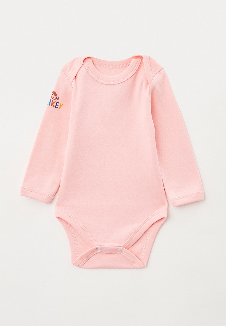 Боди для девочек My Monkey 401-розовый