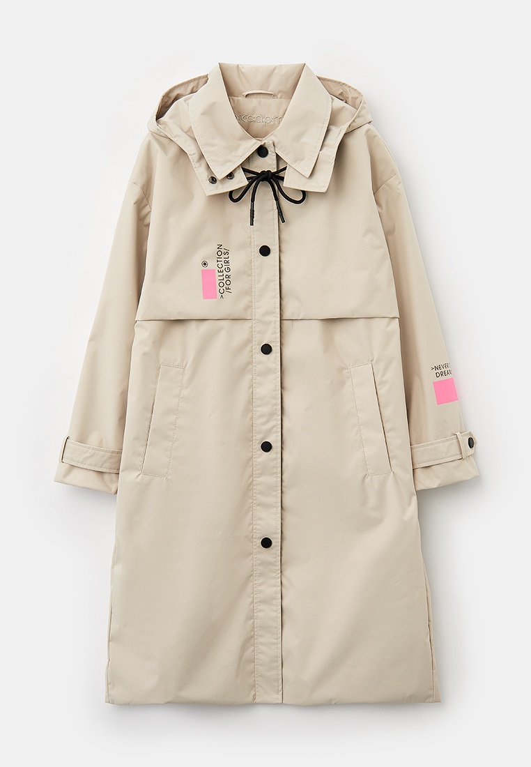 Пальто для девочек АксАрт 9252/0_кунжут