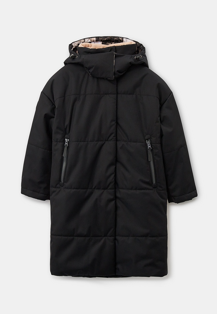 Пуховик Nikastyle 6з3224 черный/беж