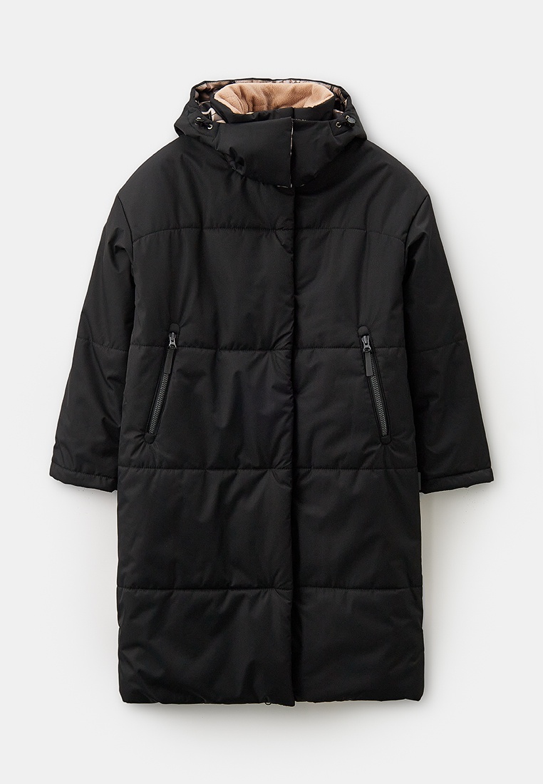 Пуховик Nikastyle 6з3424 черный/беж