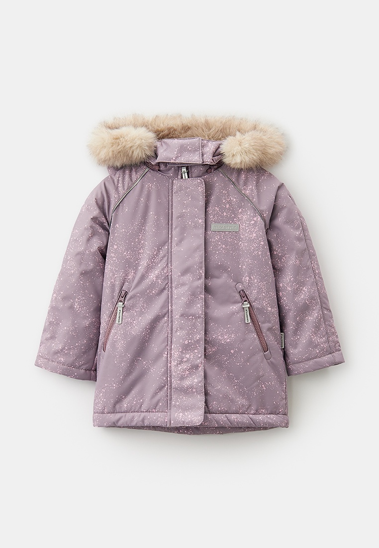 Пуховик Nikastyle 4з1624 орхидея/розовый
