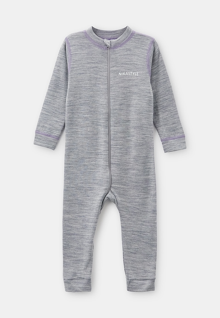 Термобелье для девочек Nikastyle 8т11024 серый меланж