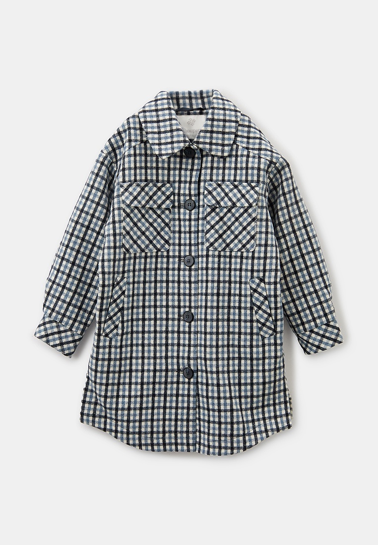 Пальто для девочек Choupette 744.1.20-синий-128
