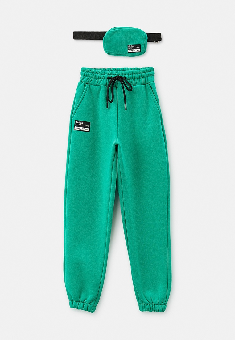 Спортивные брюки для девочек Sume 24FW/BR7874FLISGREEN-128