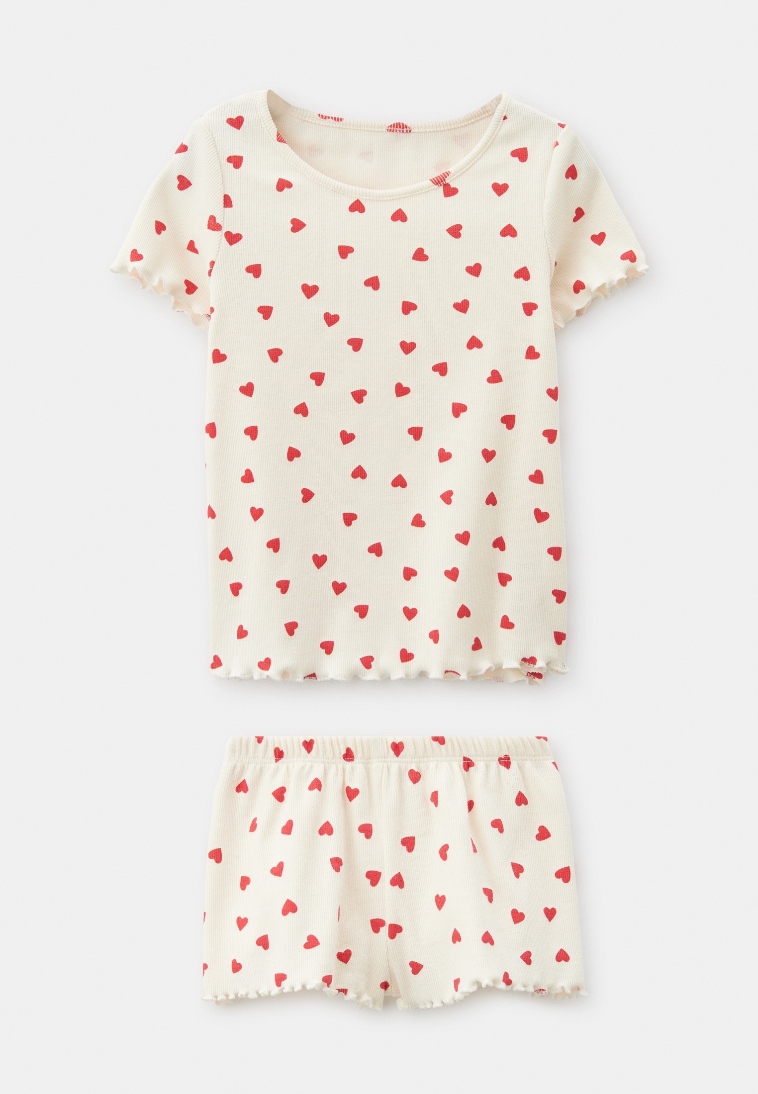 Пижама MARK FORMELLE 567739/24-33625П-1/красные сердечки