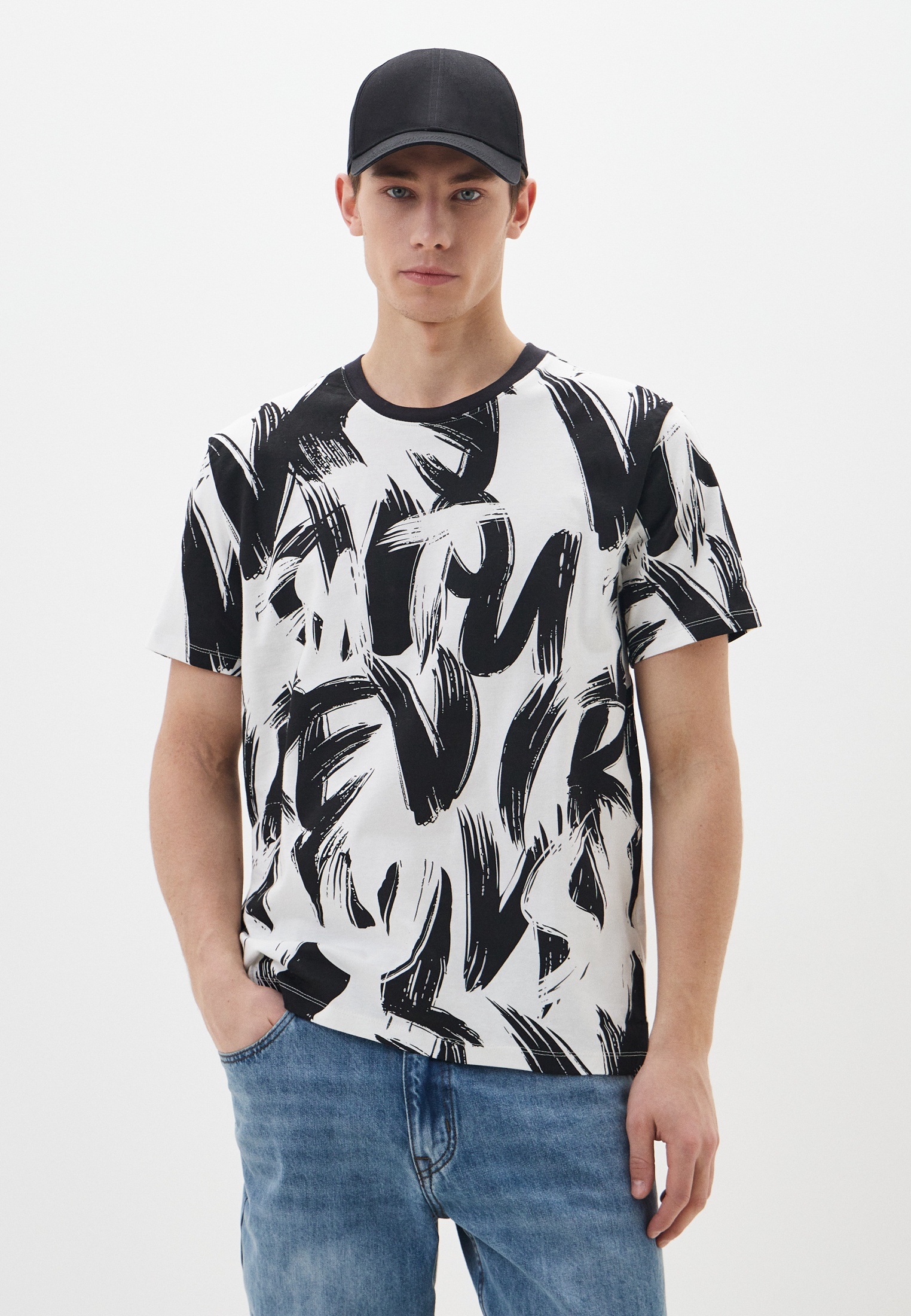 Футболка с коротким рукавом Colin's CL1066997_OFF_WHITE