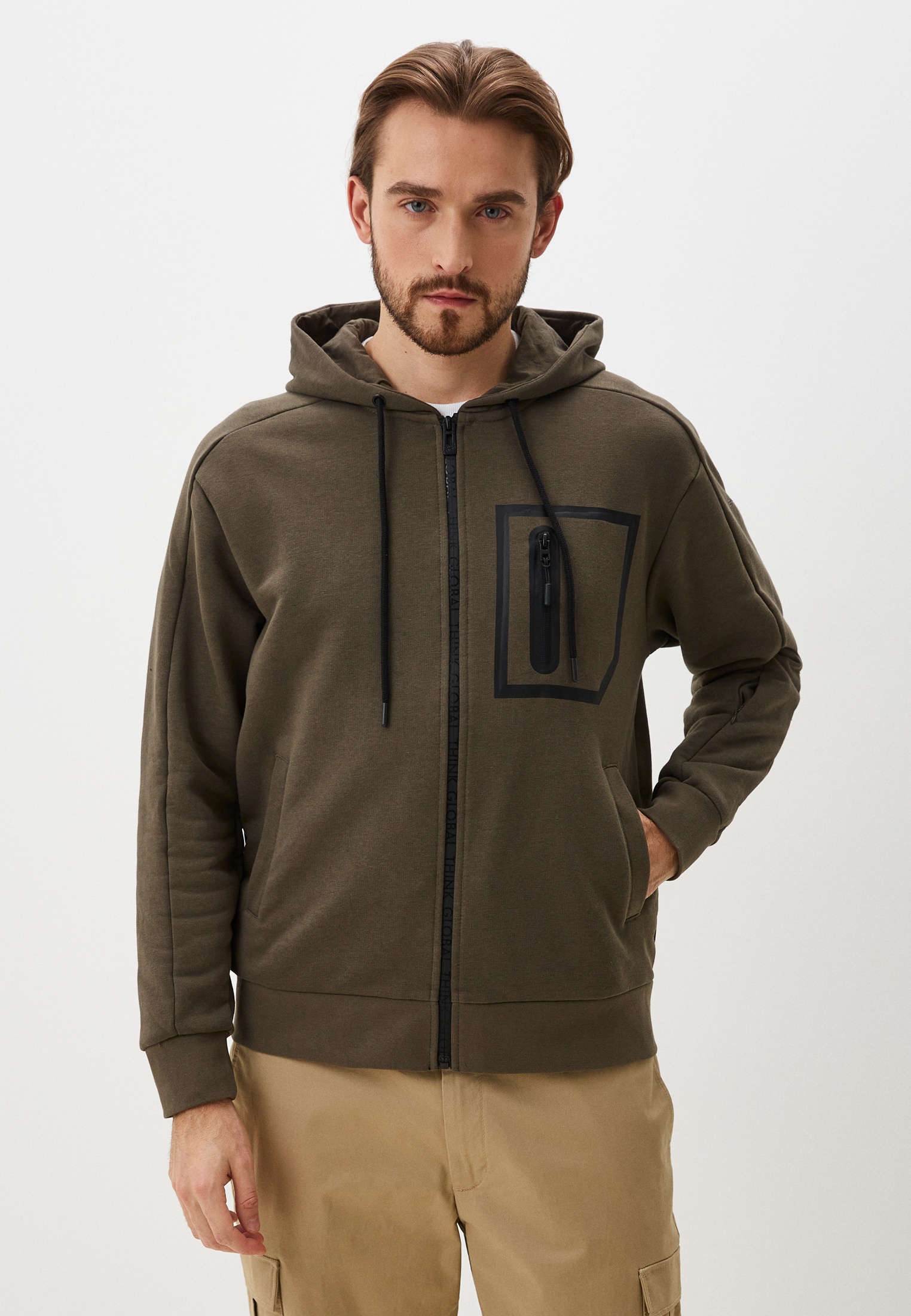 Толстовка Baon (Баон) B6124003-DARK KHAKI