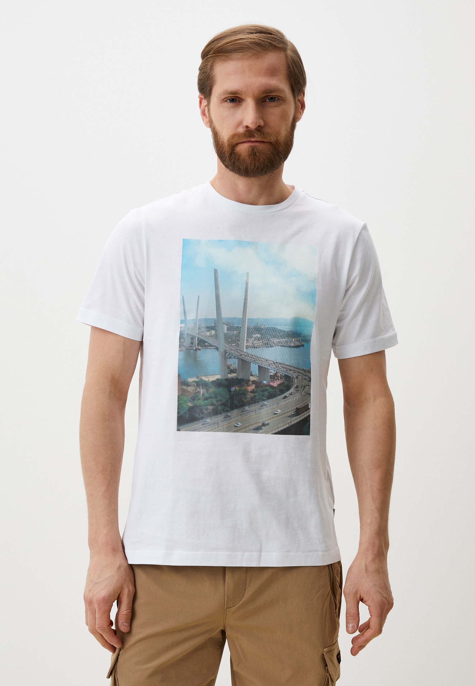 Футболка с коротким рукавом Baon (Баон) B7324005-WHITE