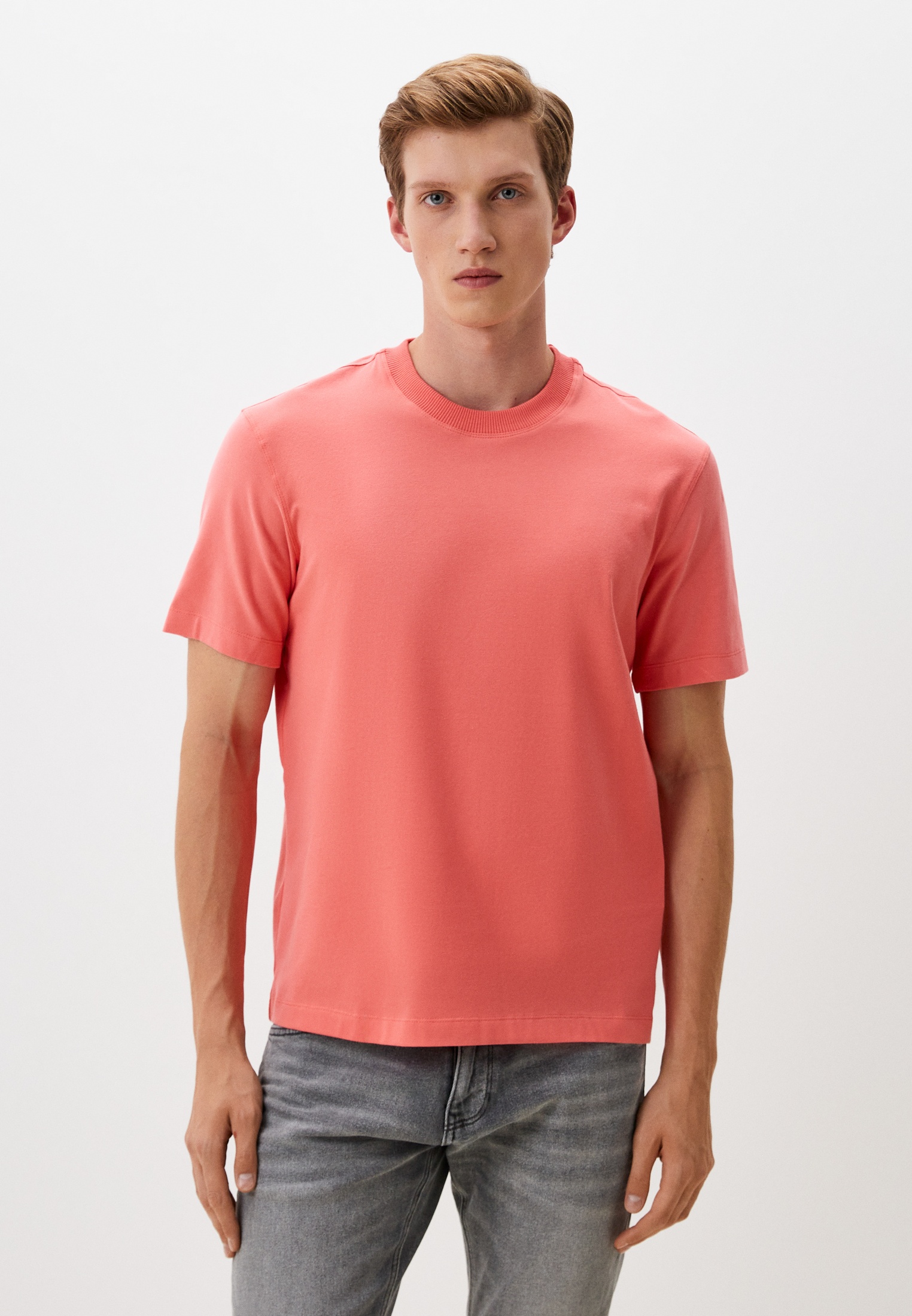 Футболка с коротким рукавом KChTZ BSC_2023_1,коралловый,3XL