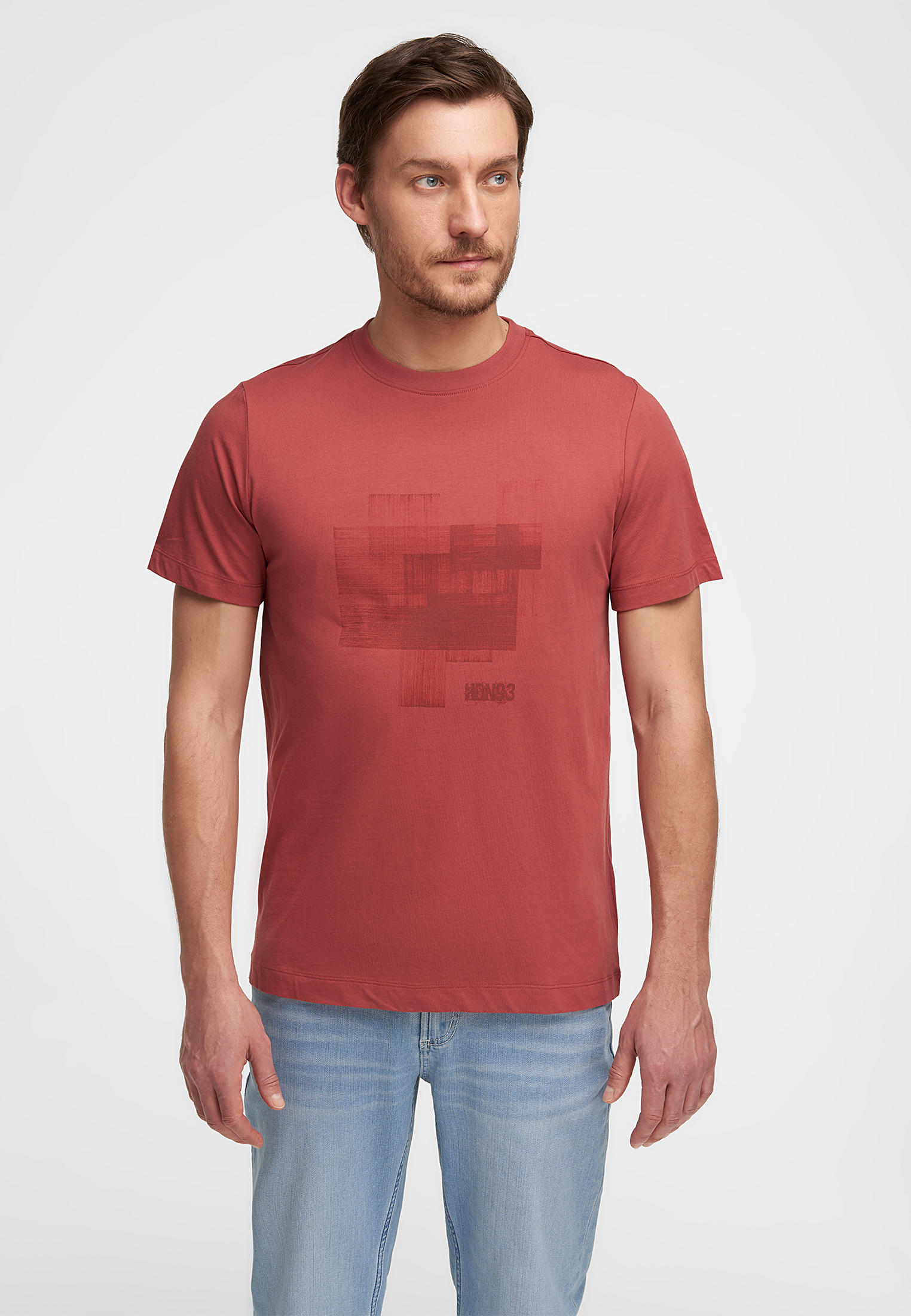 Футболка с коротким рукавом Henderson HTS-0404_TERRACOTTA