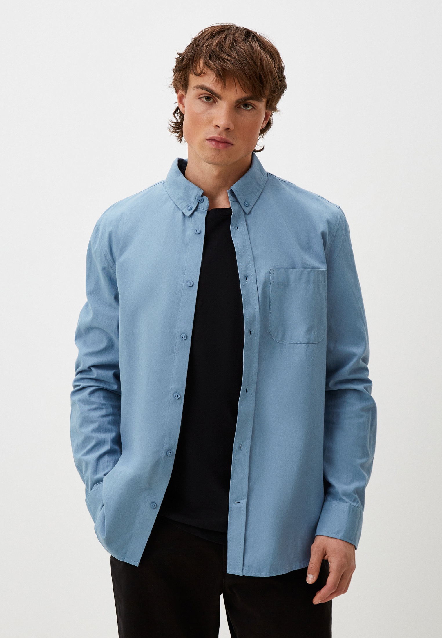 Рубашка с длинным рукавом Befree (Бифри) ManOxfordShirtCol2-41