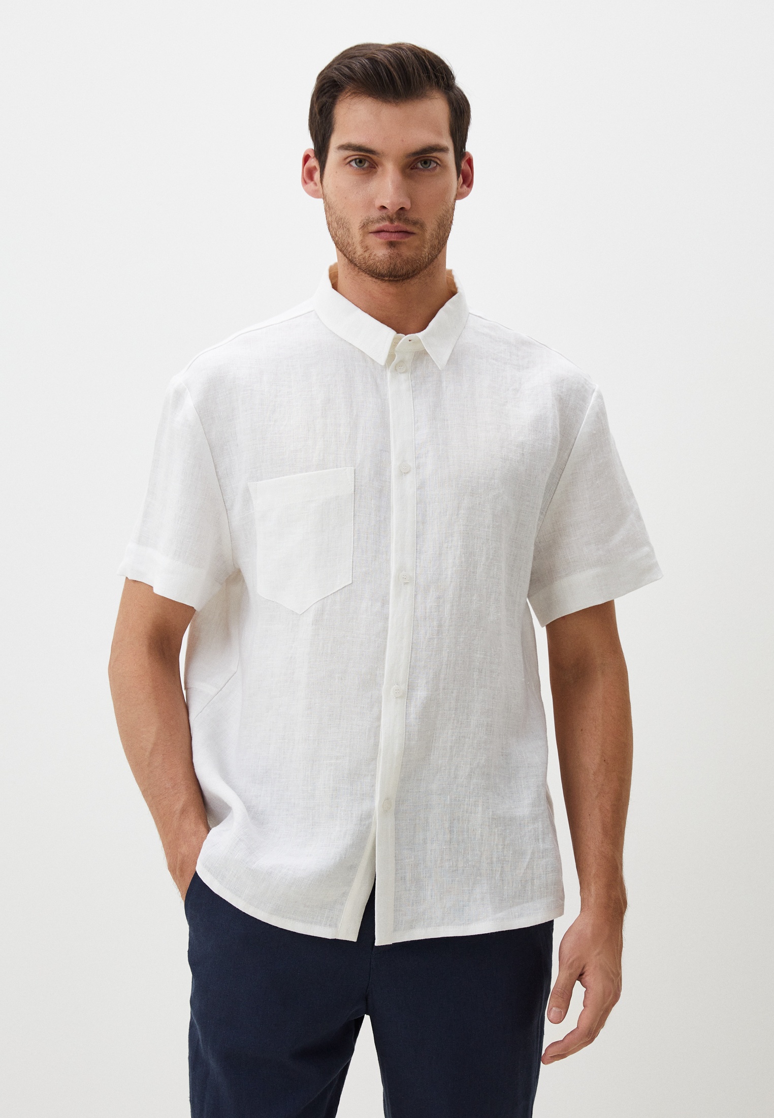 Рубашка с коротким рукавом Sevenseventeen M10-67 белый