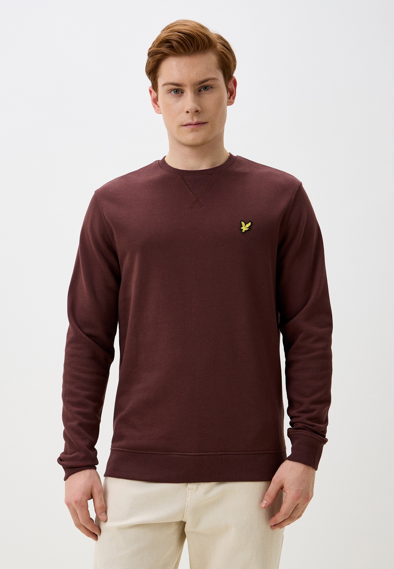 Мужские свитшоты Lyle&Scott ML424VOG_X414 Deep Mahogany_L