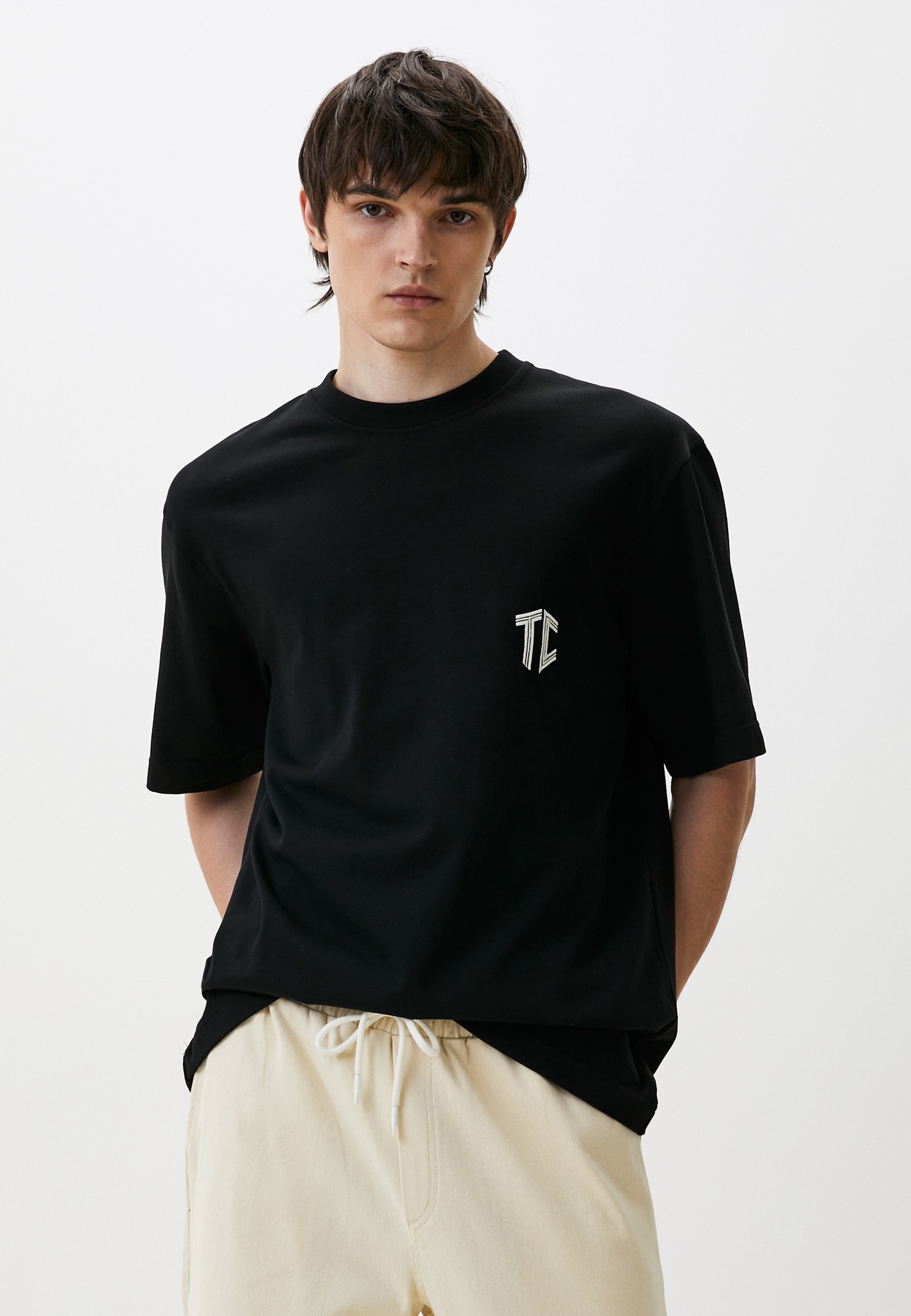 Футболка с коротким рукавом Topclo TC_KS030/BLACK-L