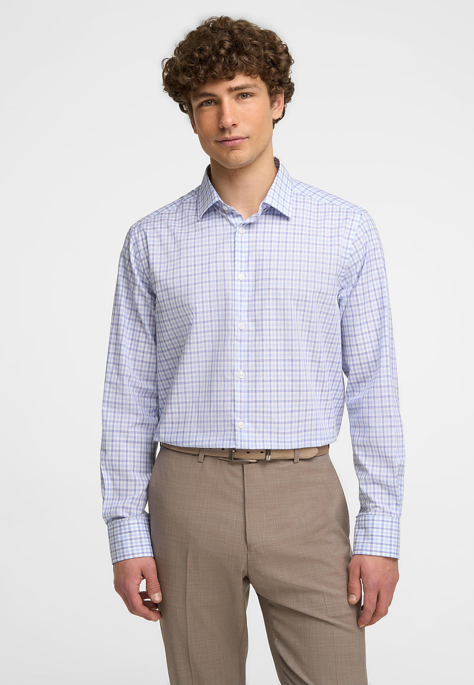 Рубашка с длинным рукавом Henderson SHL-2158-R_BLUE