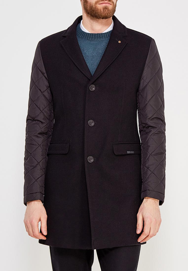 Мужские пальто BAZIONI 5037 M CERUTI BLACK/ Пальто мужское - 46/176