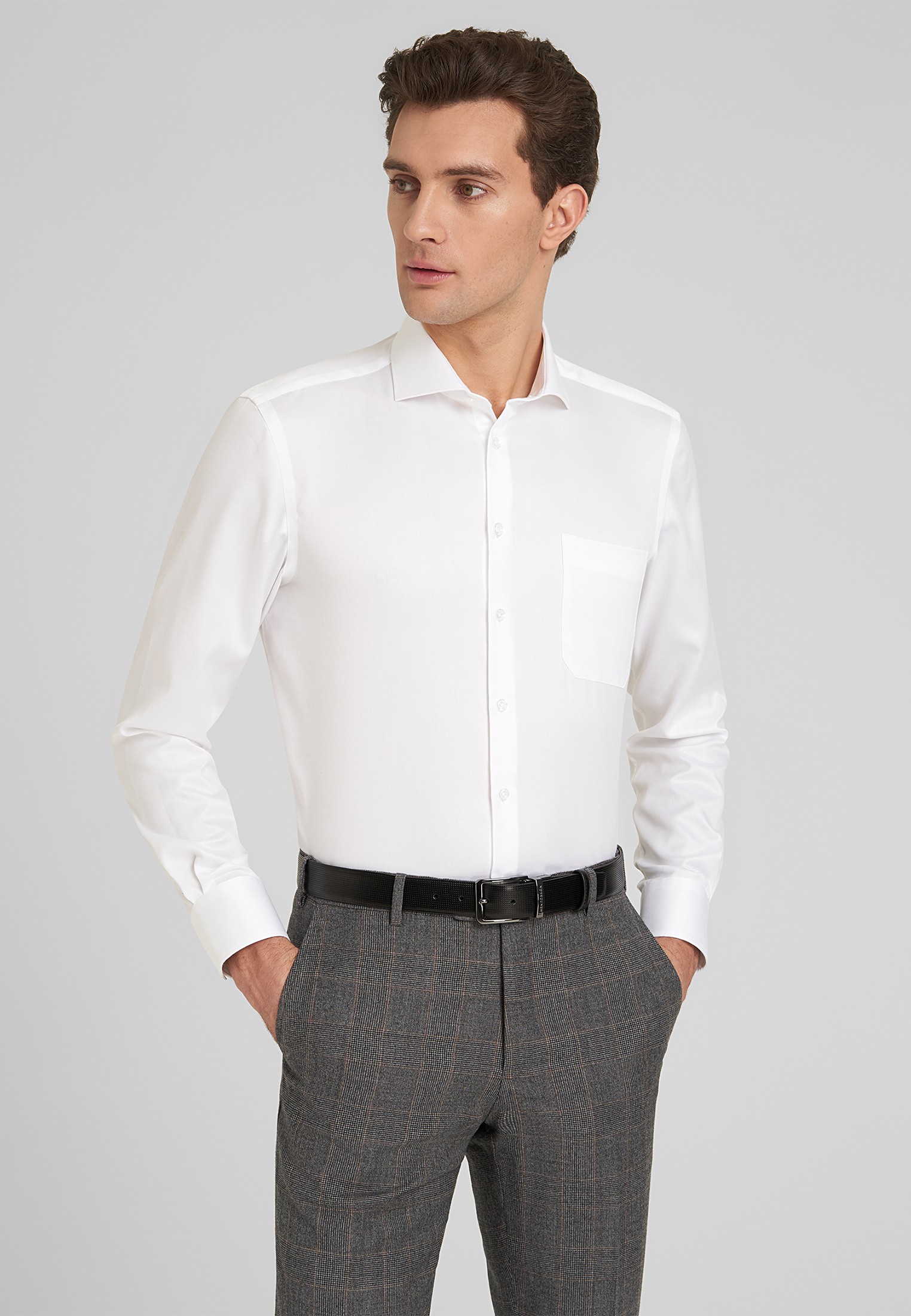 Рубашка с длинным рукавом Henderson SHL-5426-N_WHITE