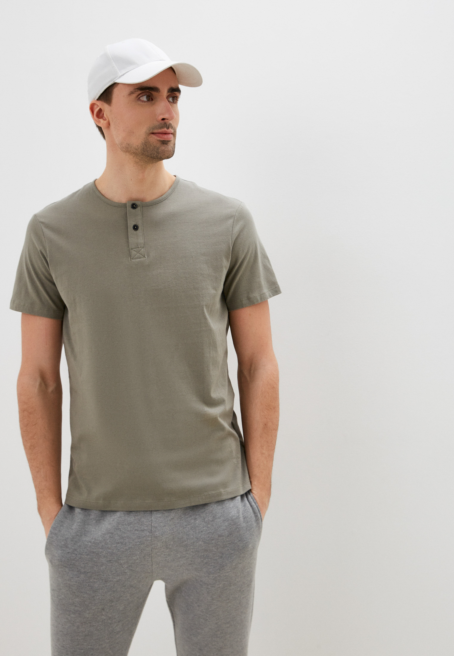 Футболка с коротким рукавом Baon (Баон) B731205-LIGHT MOSS-3XL