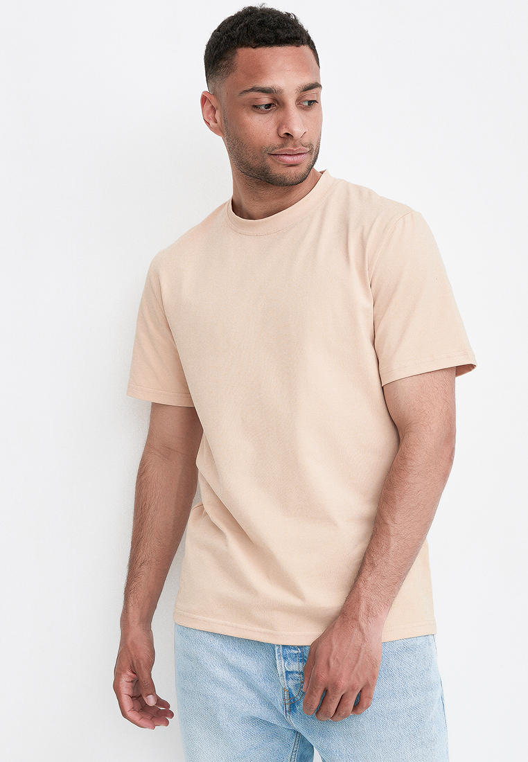 Футболка с коротким рукавом Torae Black TBFK594/Бежевый-L