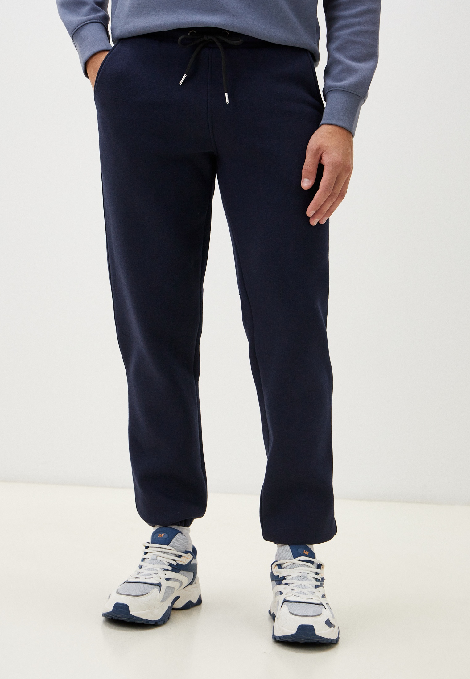 Мужские спортивные брюки D.S 8072-темный синий-L