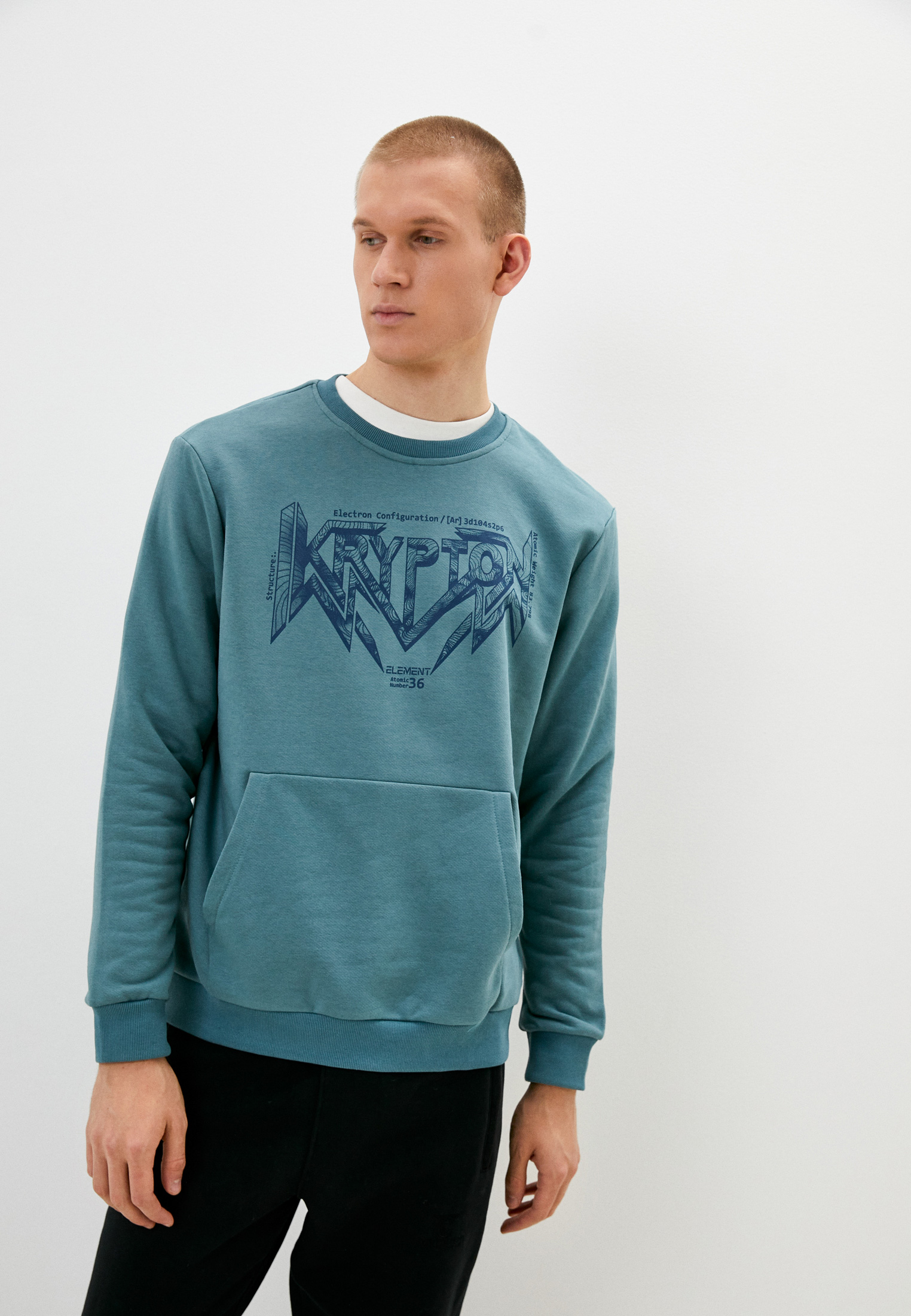 Мужские свитшоты Vitacci (Витачи) SP88037-18_хаки_44-46 (S)