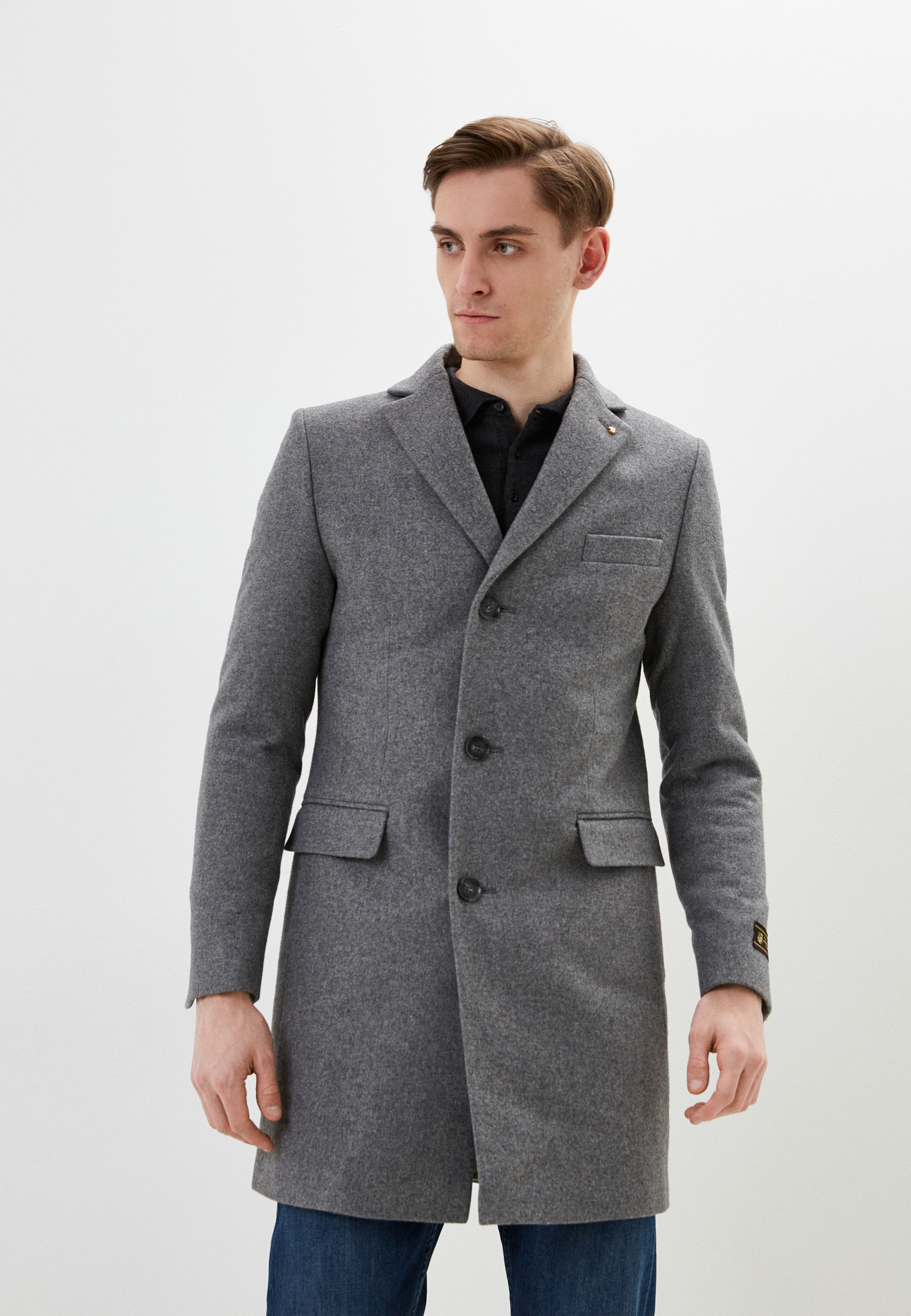 Мужские пальто BAZIONI Пальто однобортное Bazioni