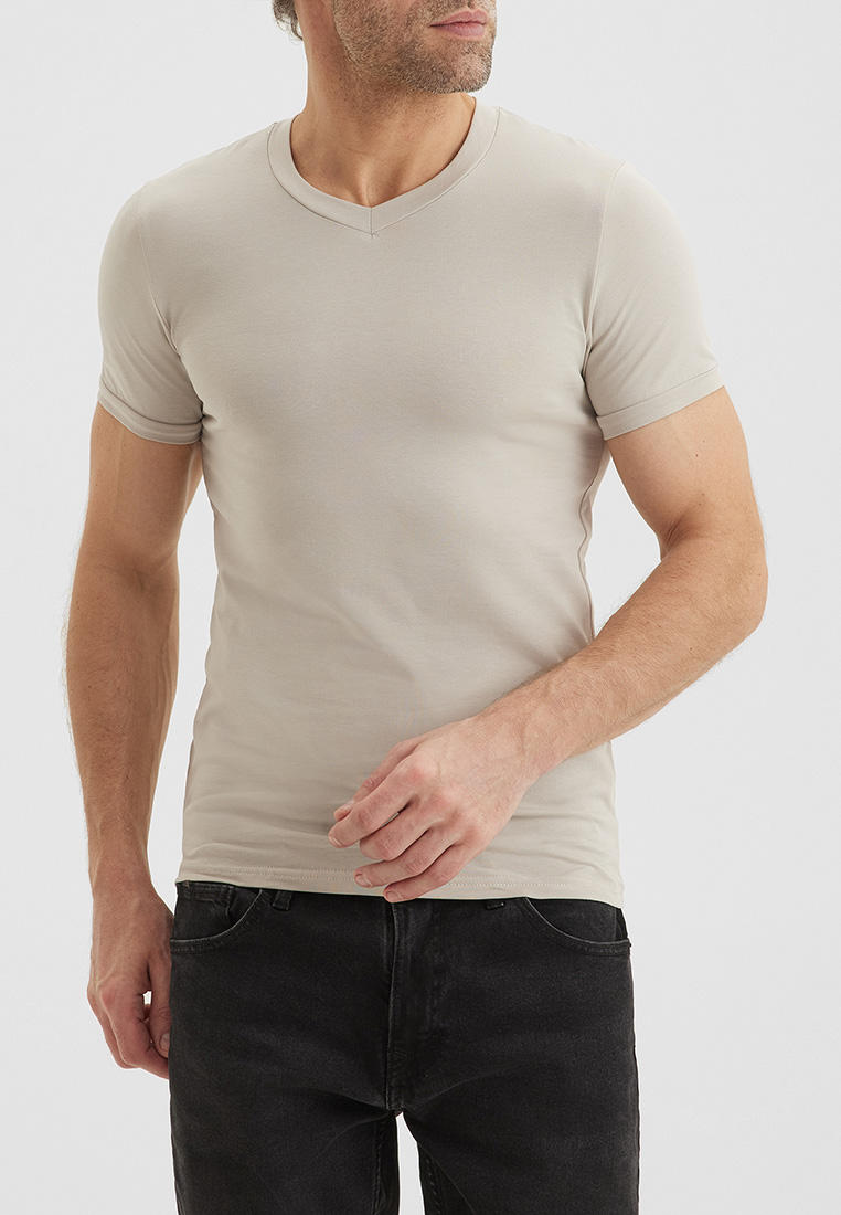 Футболка с коротким рукавом Envylab F03/Серо-бежевый